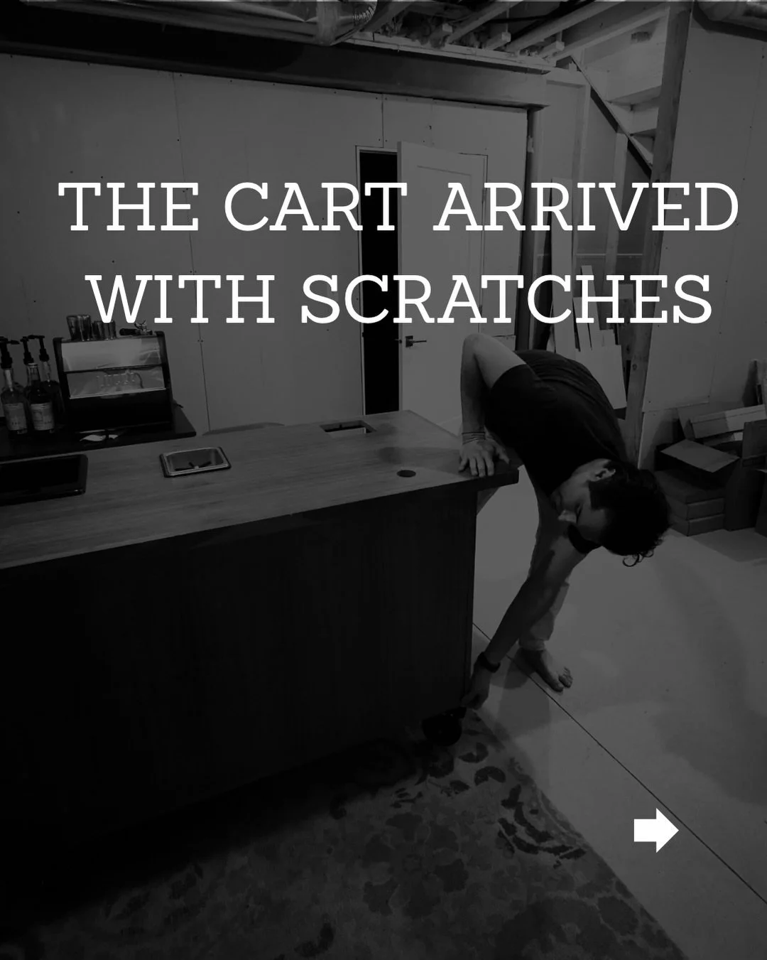 The cart arrived with minor scratches on the panel.
Some equipment won&rsquo;t make it in time.
The health inspection got pushed.

Working on it. New things to add to the to-do list.

Same day &mdash; first quote for February landed.
35 people. Brida