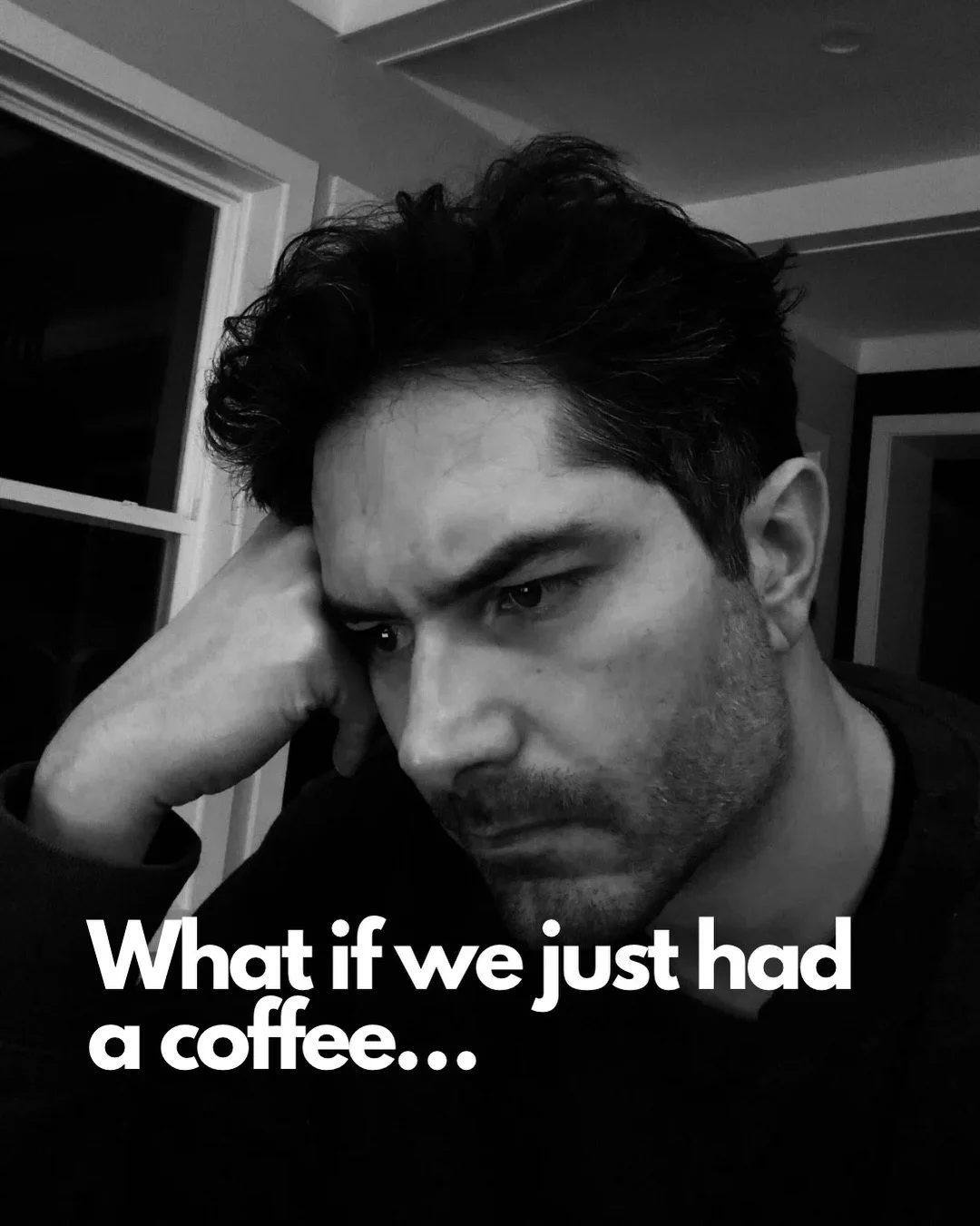 Seriously though.

Put the phone down for a second.
Stop running the numbers in your head.
Let it go for a minute.

Not everything has to be so serious.

Just make a good cup
and give yourself 5 minutes.

Everything else will still be there after.
I 