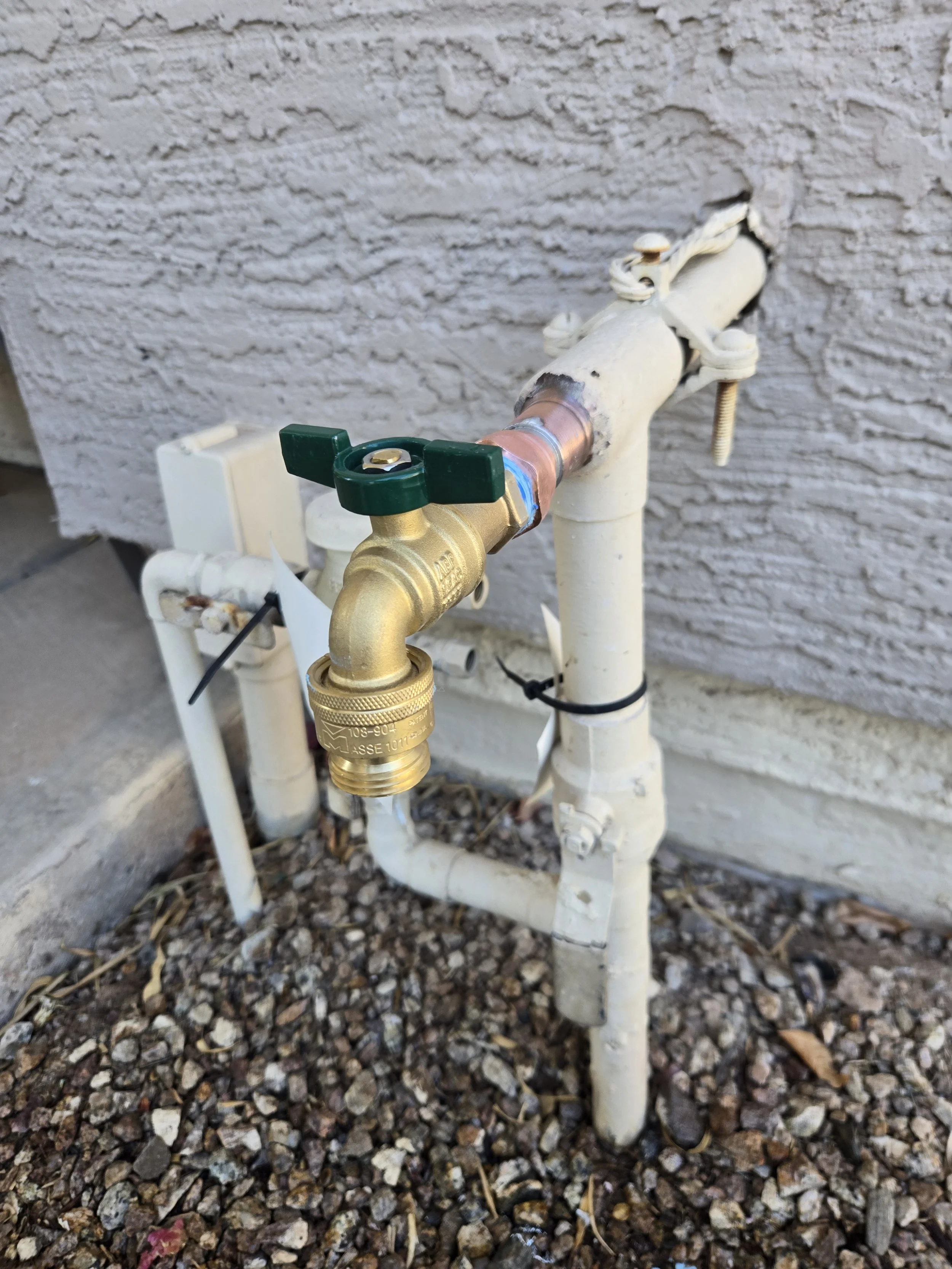 Multi-Turn to Quarter-Turn Hose Bib Replacement in Mesa, AZ