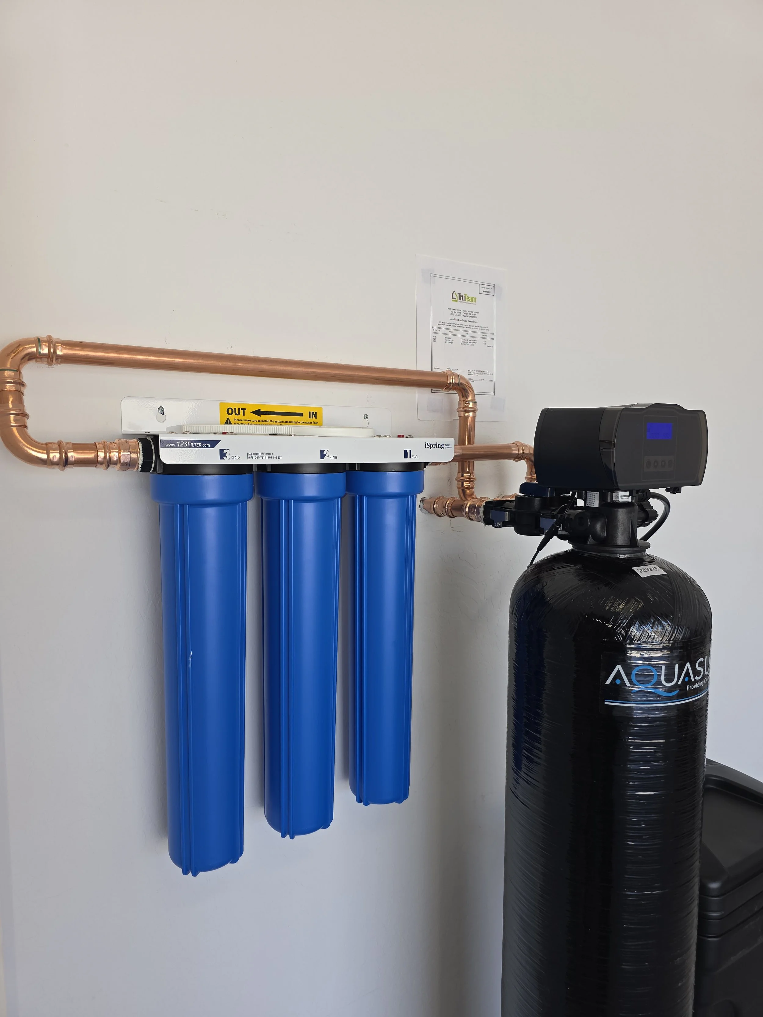 Customer-Supplied Water Softener &amp; Filtration Installation in Chandler, AZ | Mountain Vista Plumbing