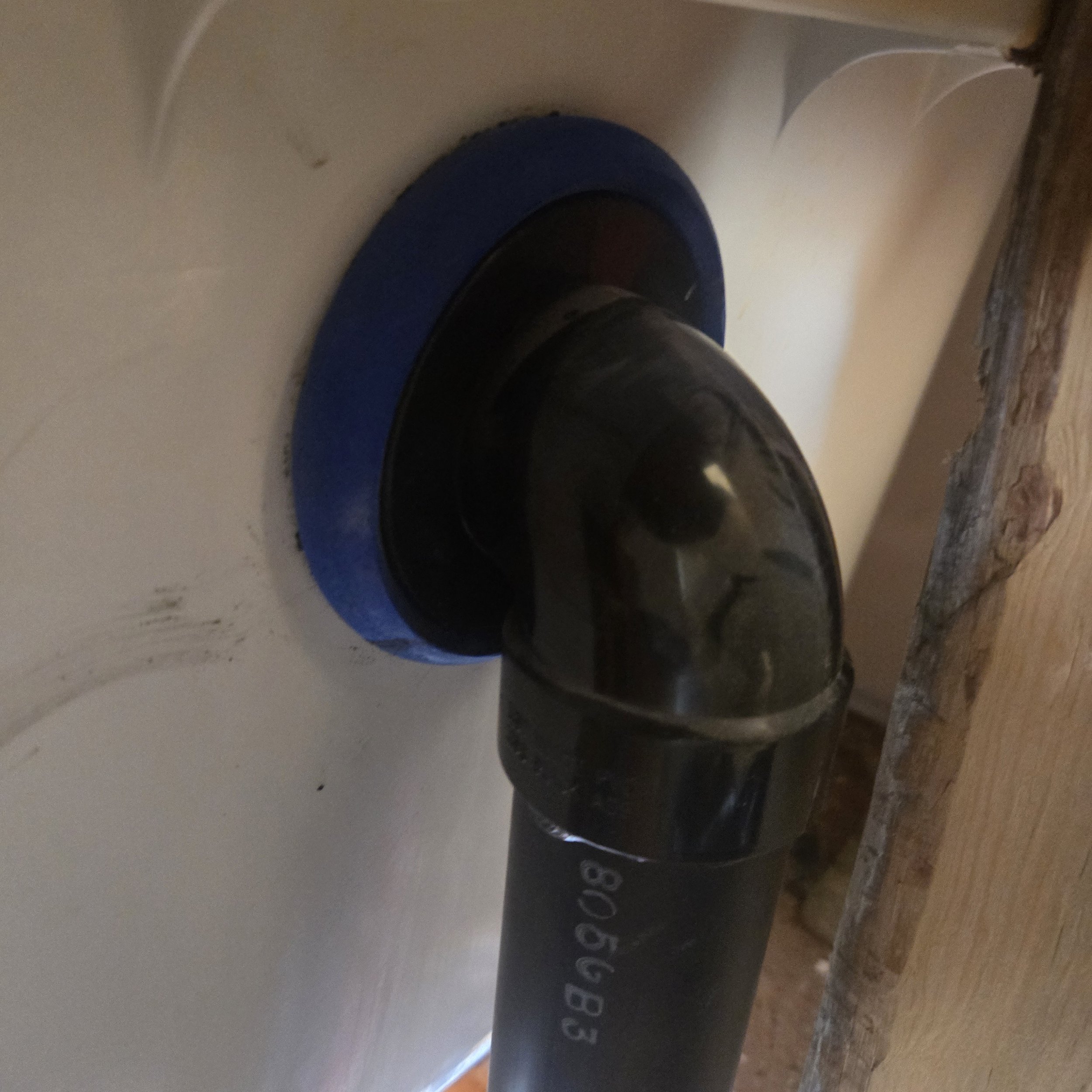 A new overflow gasket at a home in Florence, AZ.