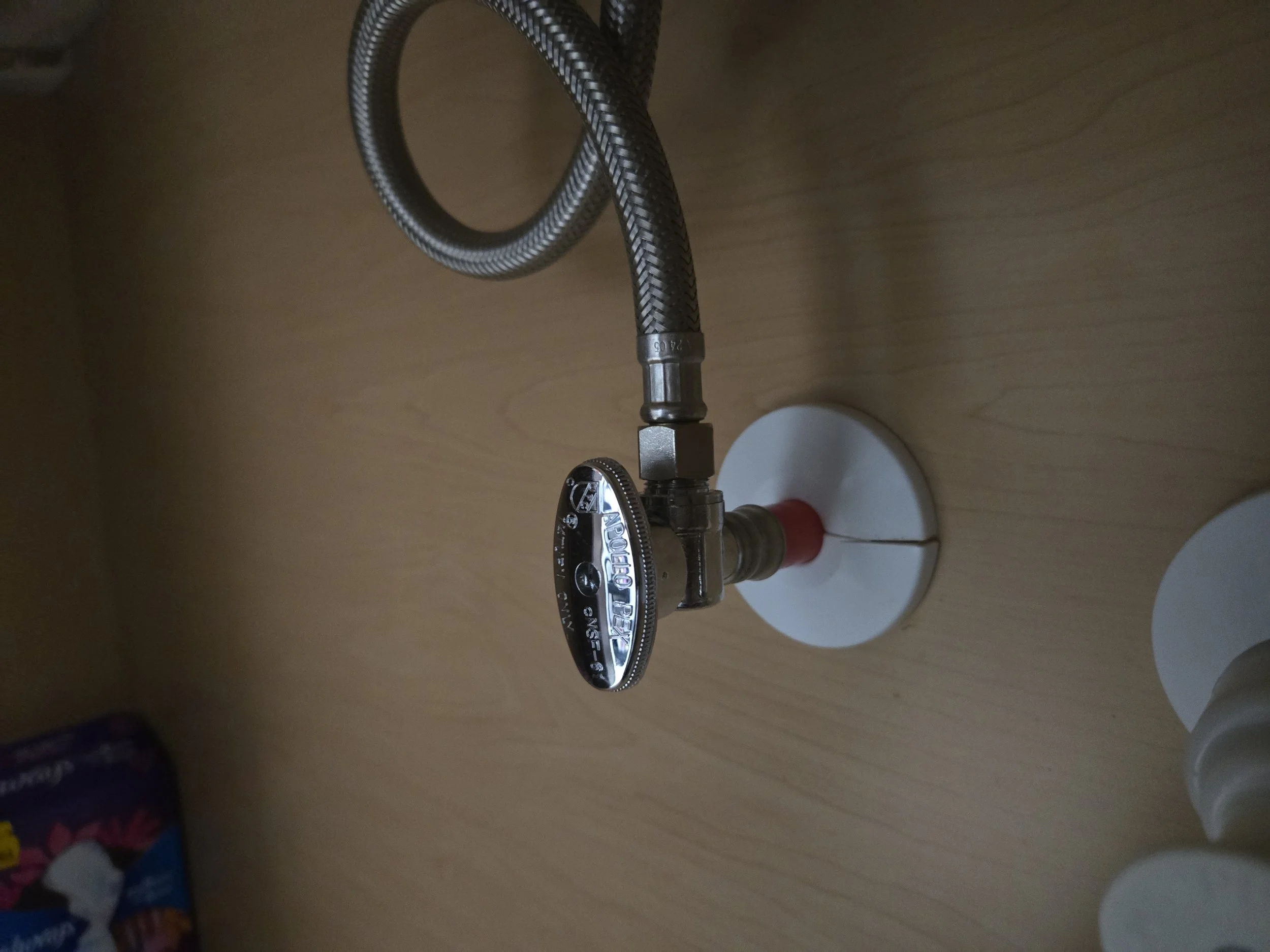 A new shut off valve installed at a home in Goodyear, AZ