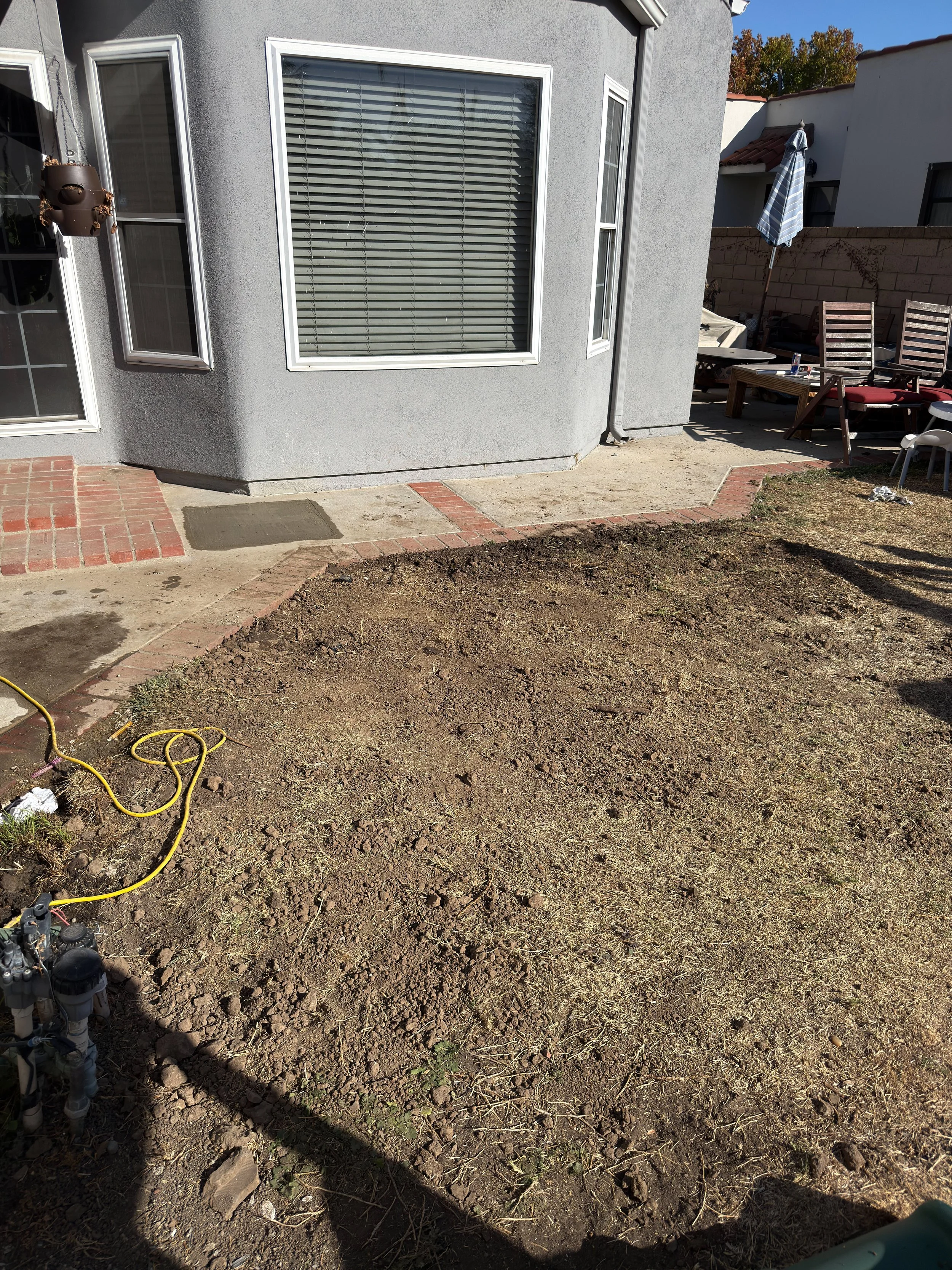 Sewer two-way cleanout backfill in Long Beach, CA.