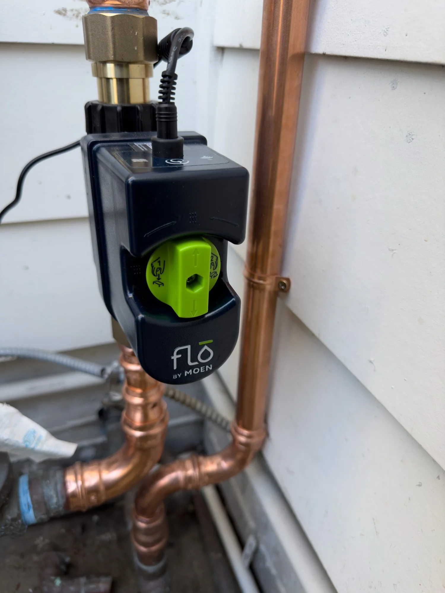 Flo by Moen installation by Premier Flow Plumbing in Pasadena, CA.