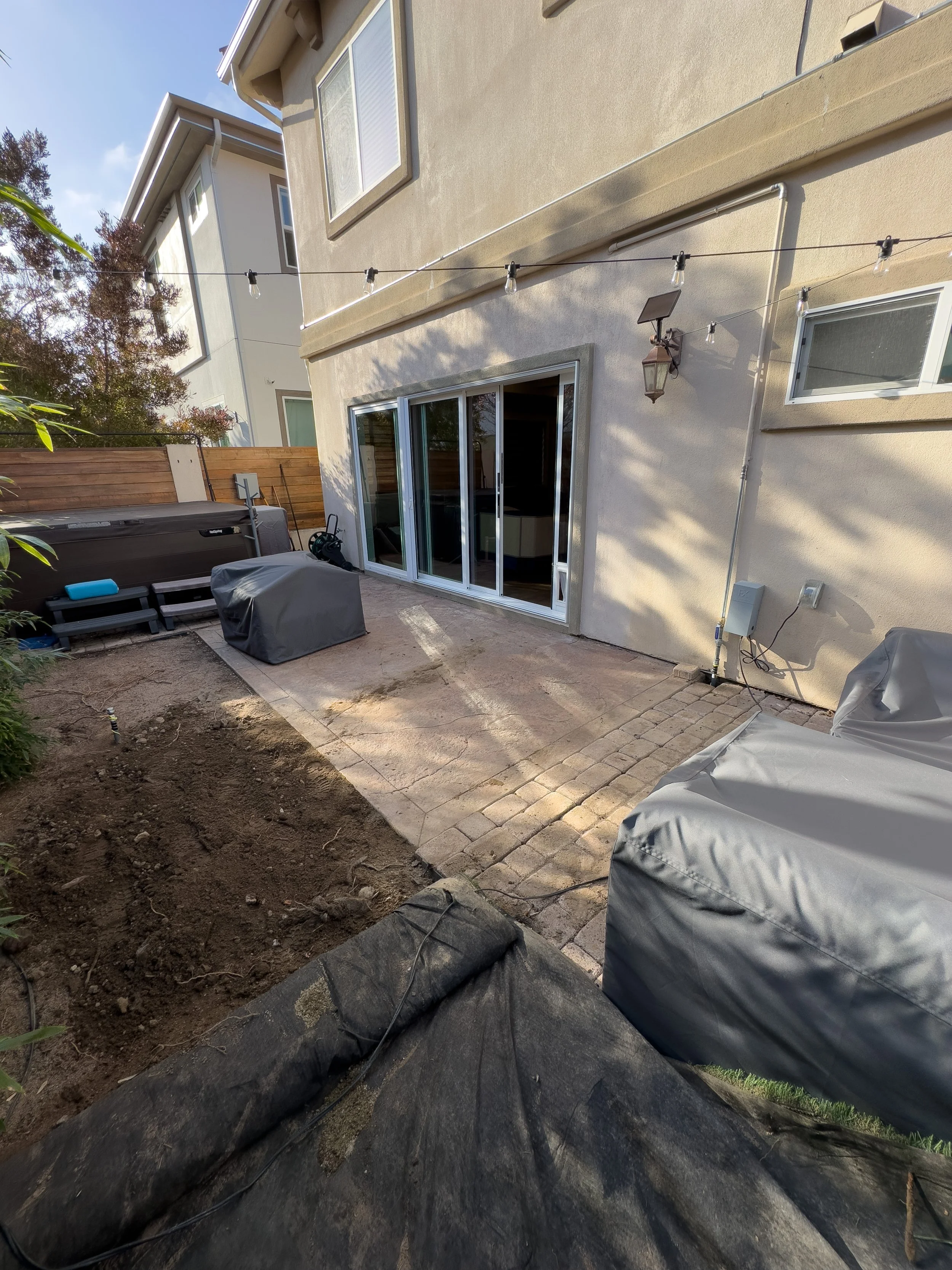 Gas line backfill in Manhattan Beach, CA.