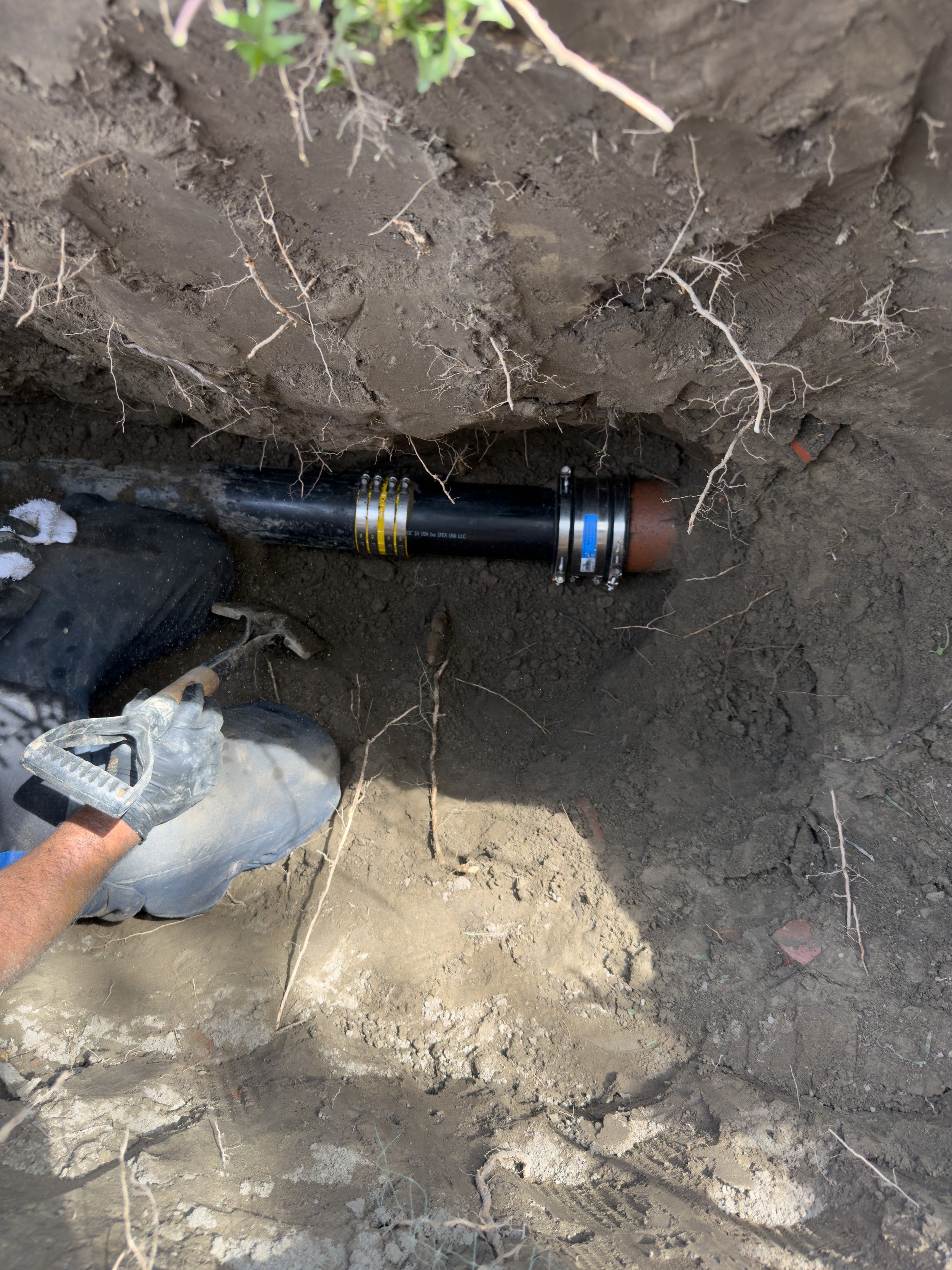 Sewer repair in Long Beach, CA.