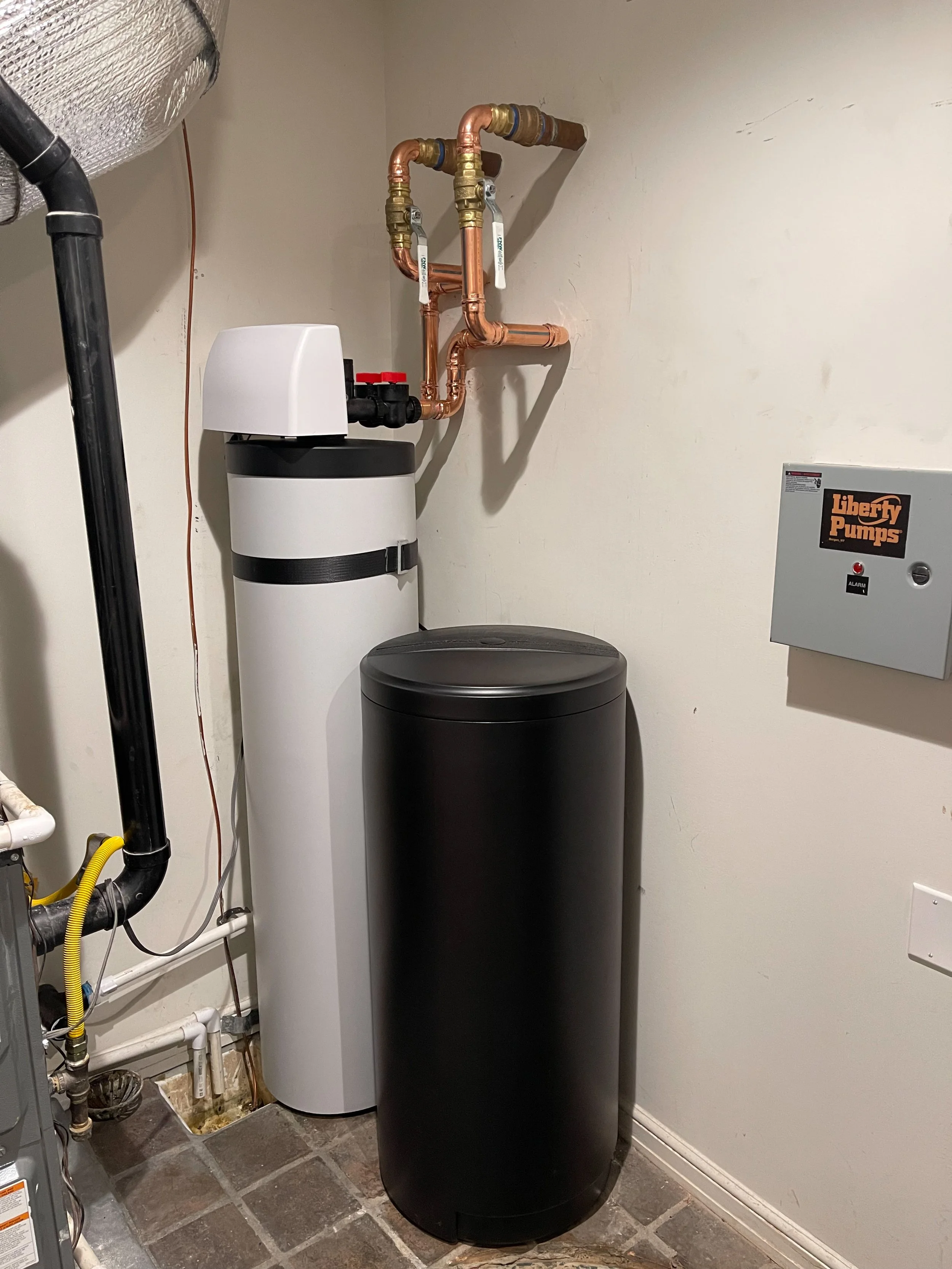 Impact water softener installation in Beverly Hills, CA.