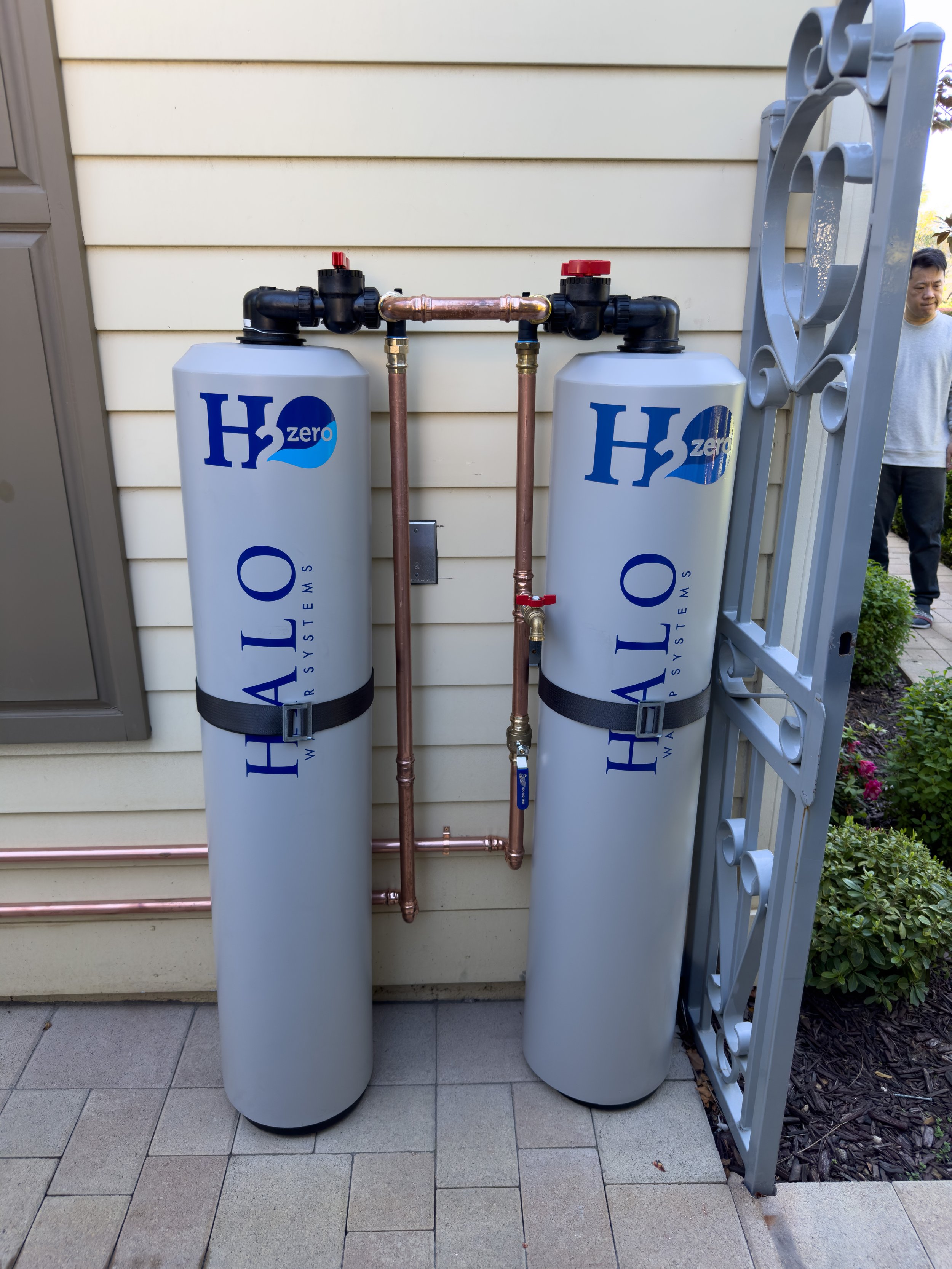 Halo H20 water filtration system installation in Pasadena, CA.