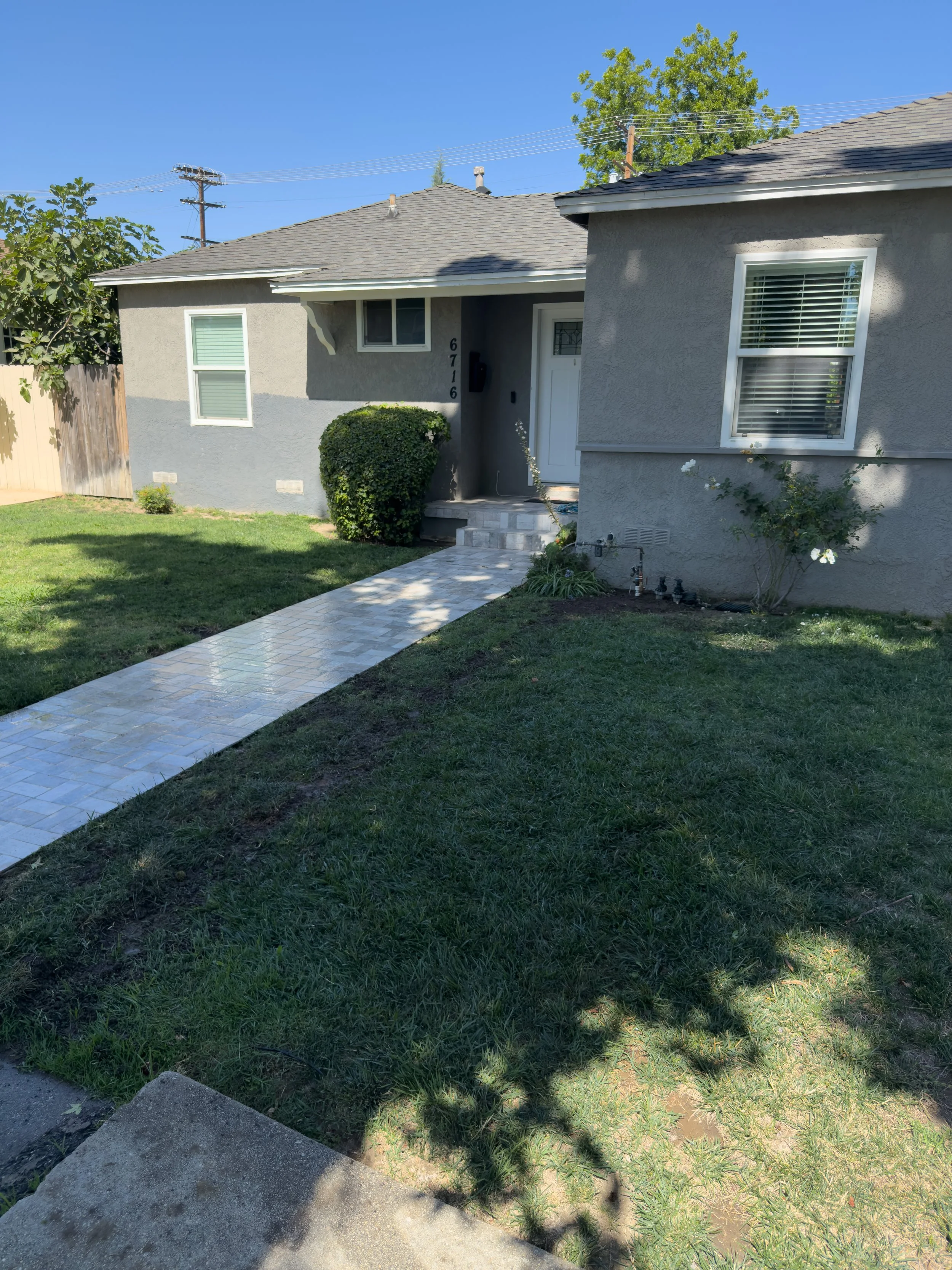 Water main backfill in Reseda, CA.