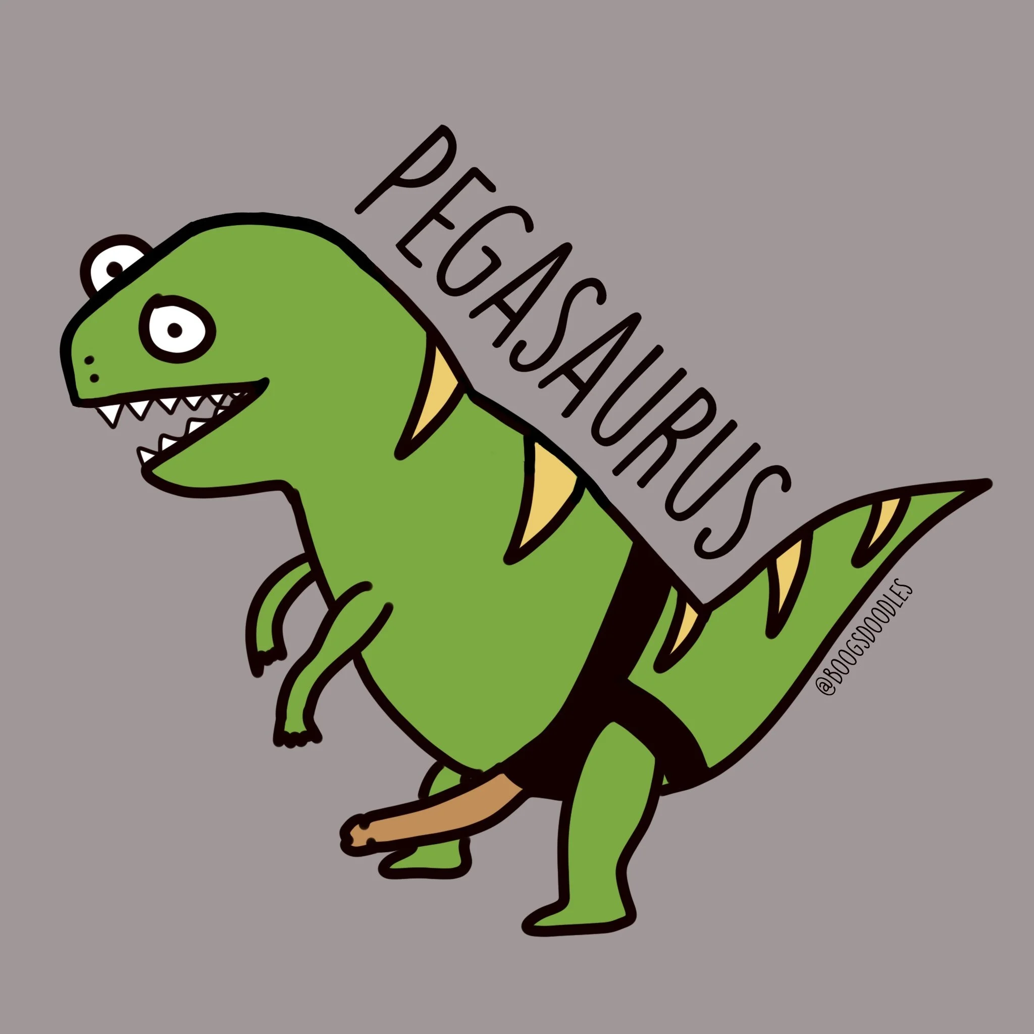 Pegasaurus Sticker