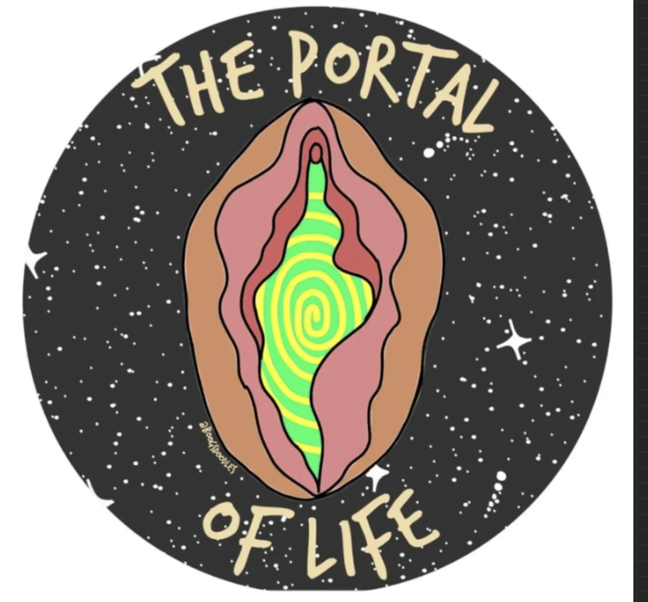 Portal Of Life Sticker