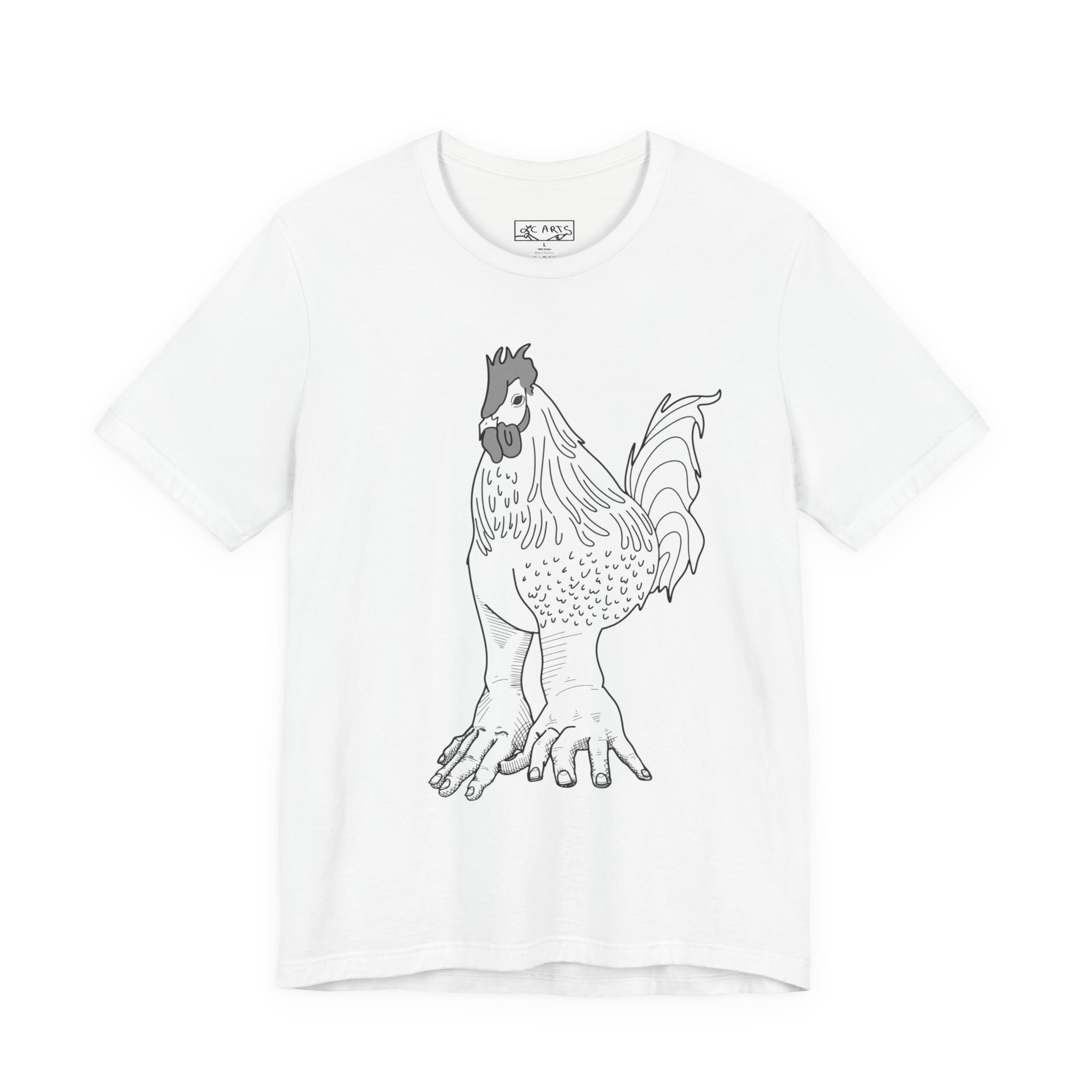 Chicken Fingers White Tee
