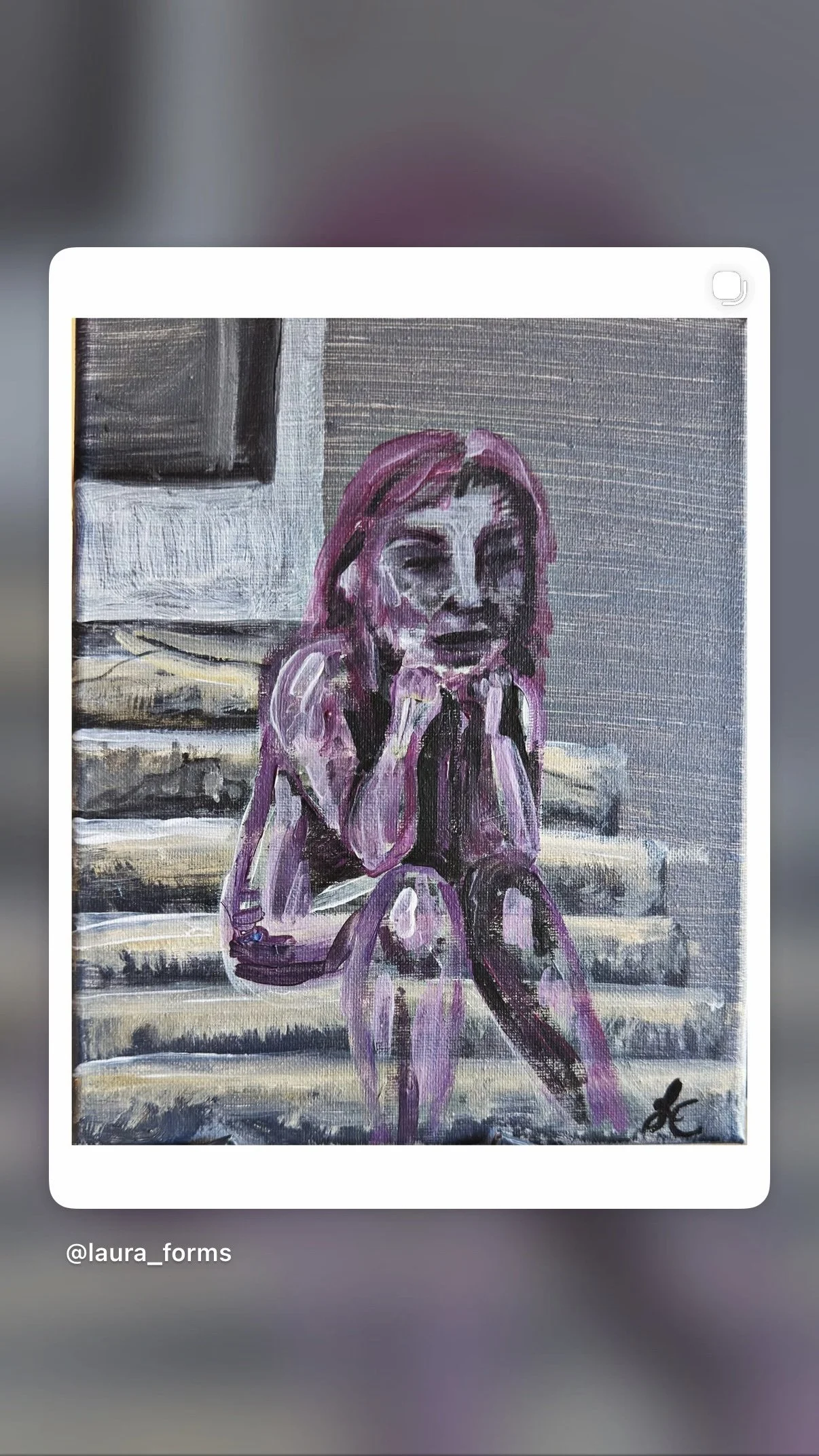 “Disappearing Act” Original Painting