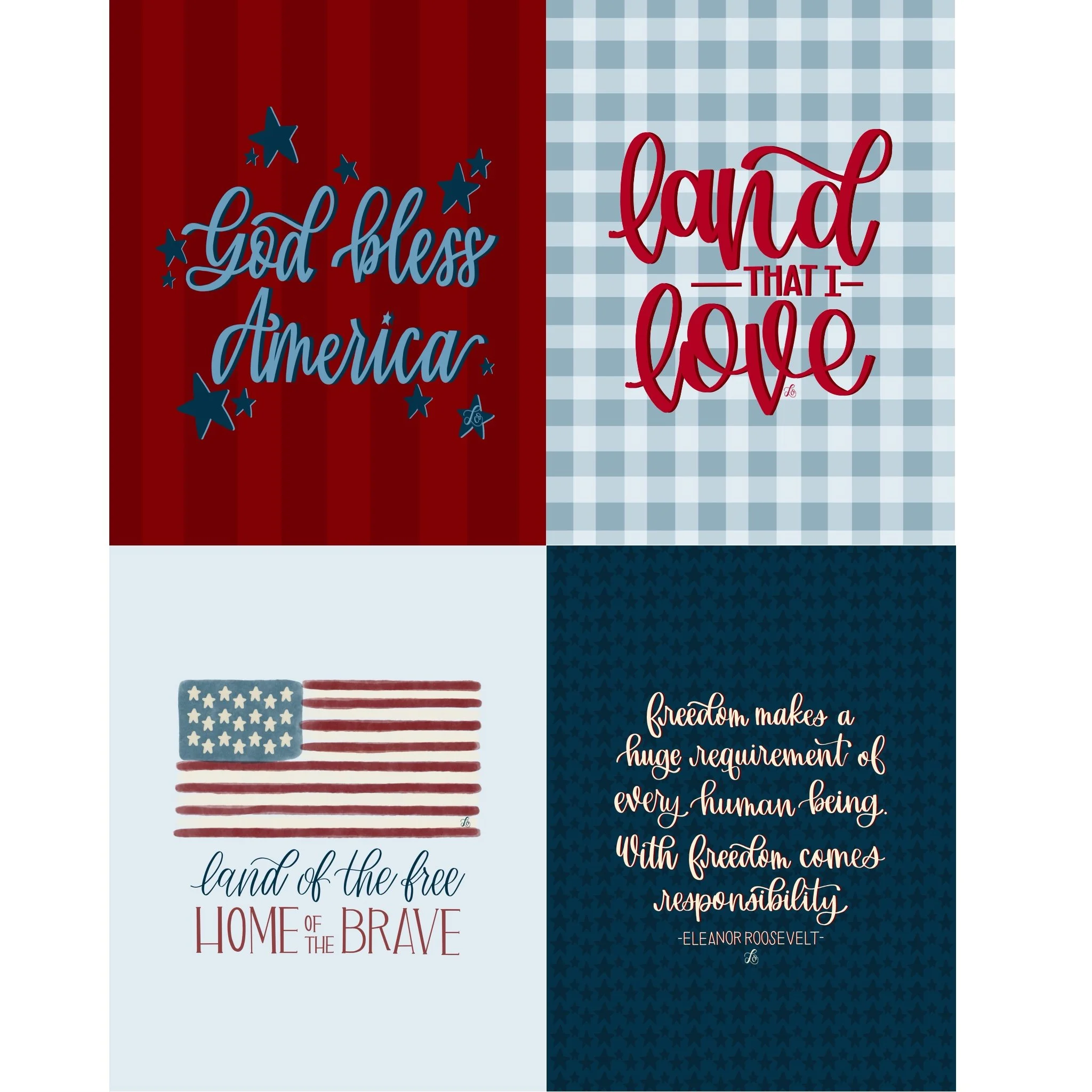 patriotic collection bundle