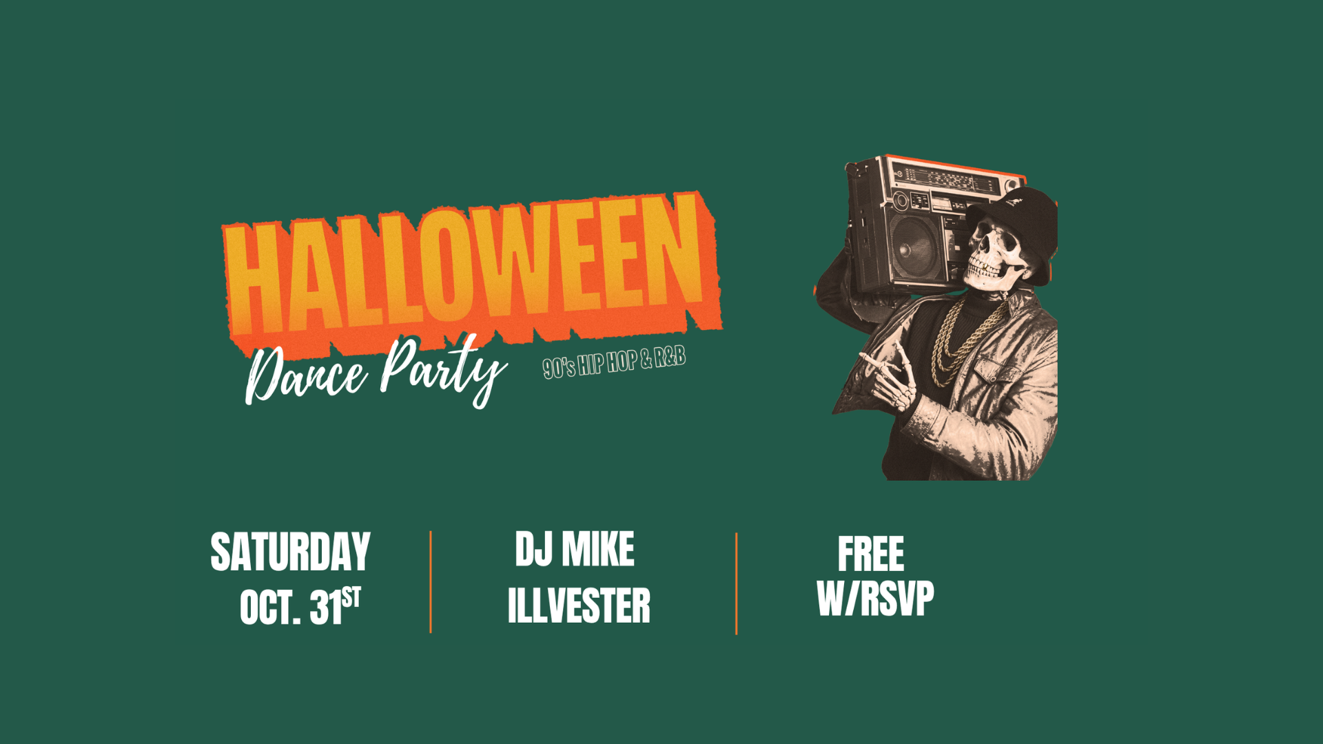 Halloween Dance Party - 90's R&B & Hip Hop