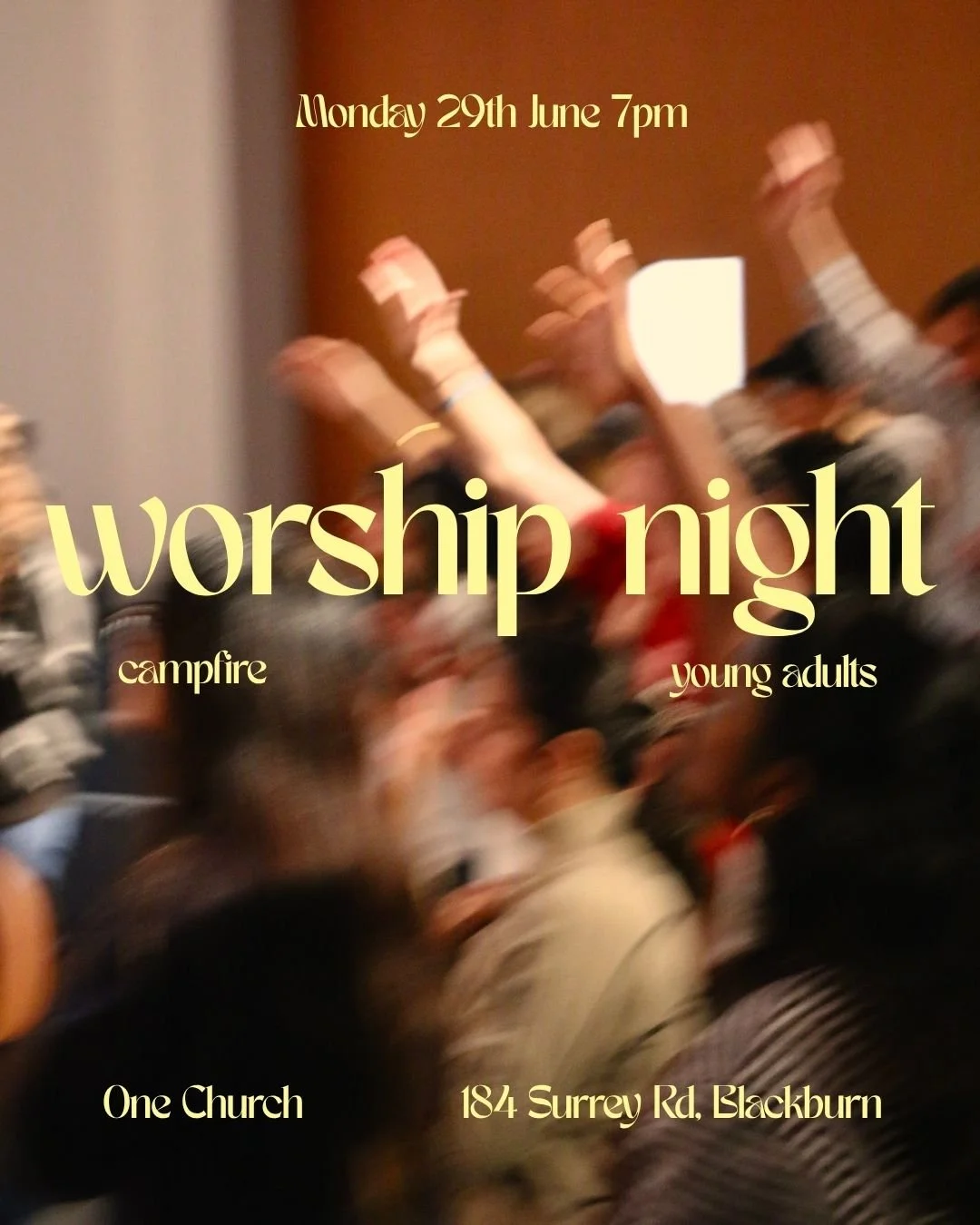 We are so excited to be going back to @one._church for this month's worship night! 

Monday 29th of June. Worship finishes up at about 9pm, but stay around for community and connecting with others! 

Jesus is so wonderful - we are so looking forward 