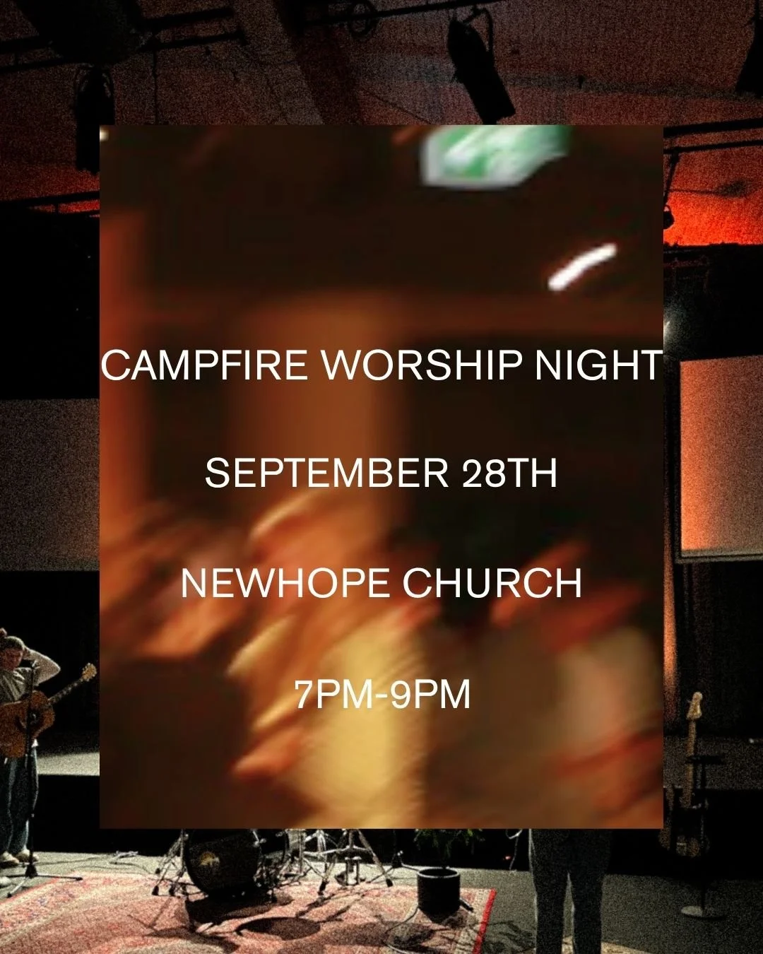 Monday the 28th of September is our next campfire young adults worship night! Cannot WAIT to see you there. Come for connections, worship and prayer and to slow down for the start of the week.