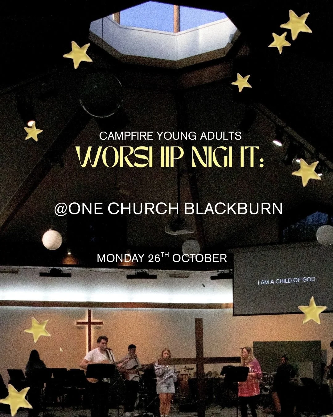 the Lord is MOVING in the Eastern Suburbs! come and be apart of creation in worshipping Jesus. We are CAMPFIRE YOUNG ADULTS - we love hosting spaces of worshipping the Lord and building up the church in connections. 18-35s. One of the last nights of 