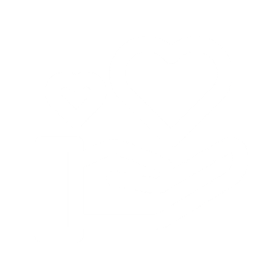 Outline of a hand with two hearts above it, symbolizing care or love.