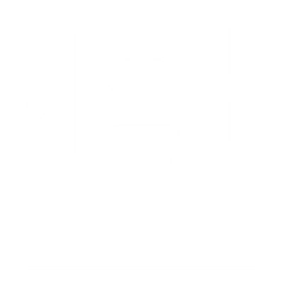 Outline of a greeting card with a heart on the front, partially inside an envelope.
