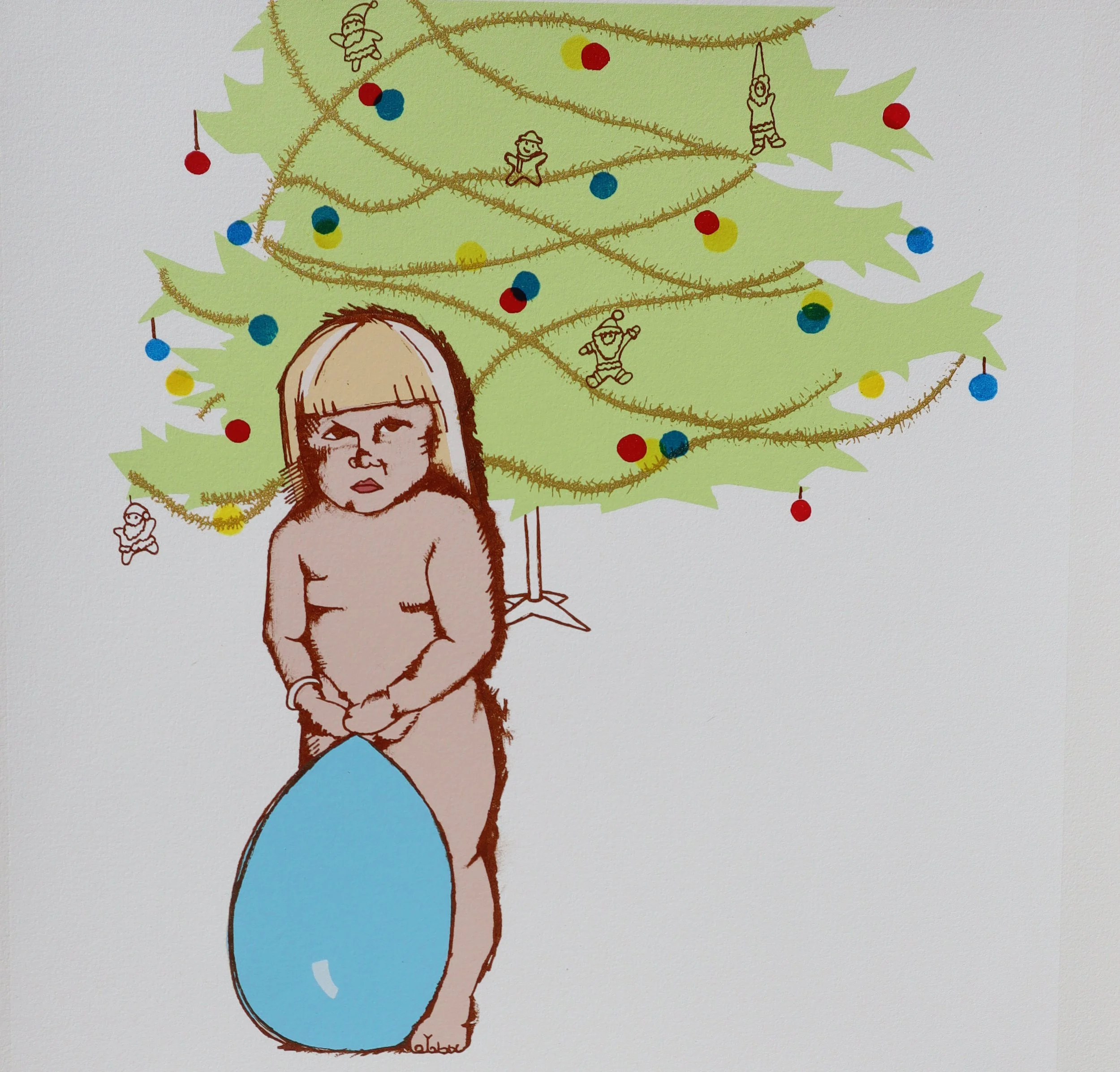 "O' Christmas Tree" 2025
Silk Screen Print on 250gsm paper
cm
Edition of
