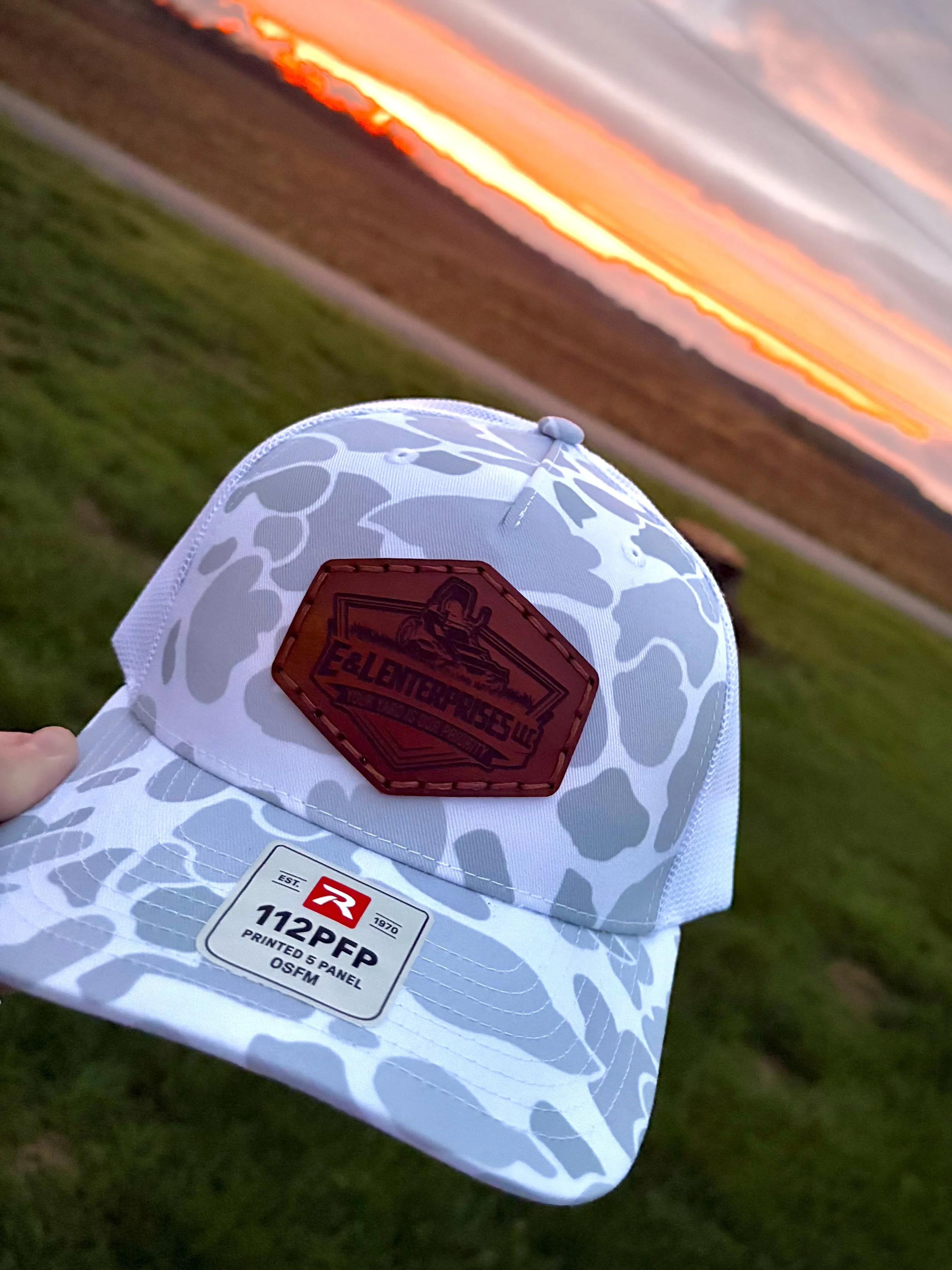 Leather Patch Hats