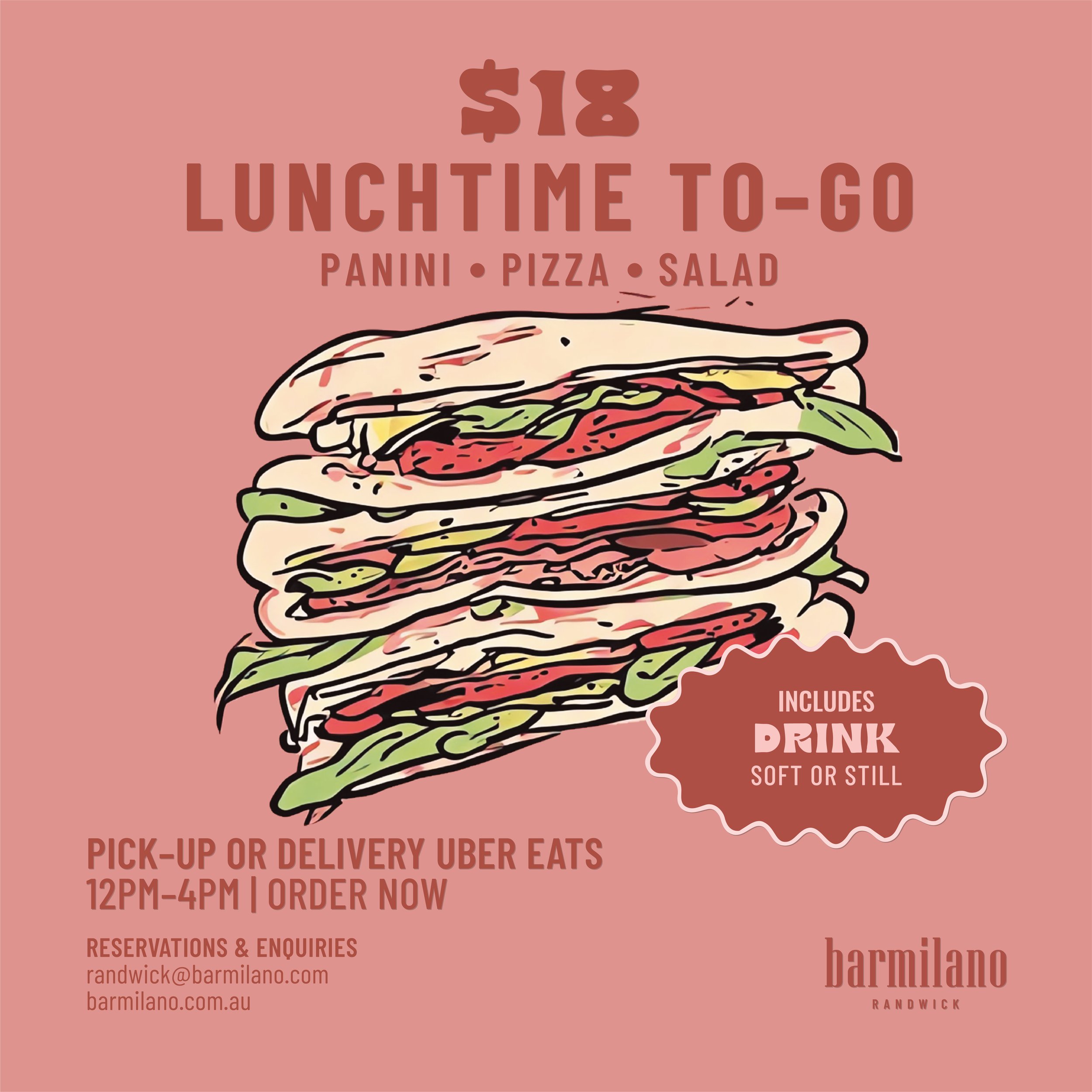 $18 Lunch To Go