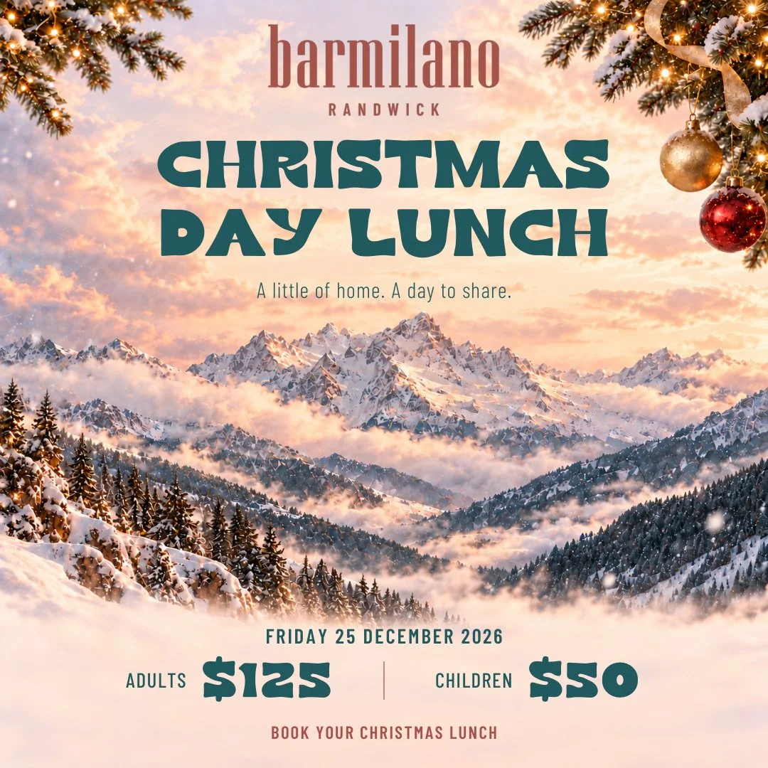 christmas day lunch at barmilano randwick