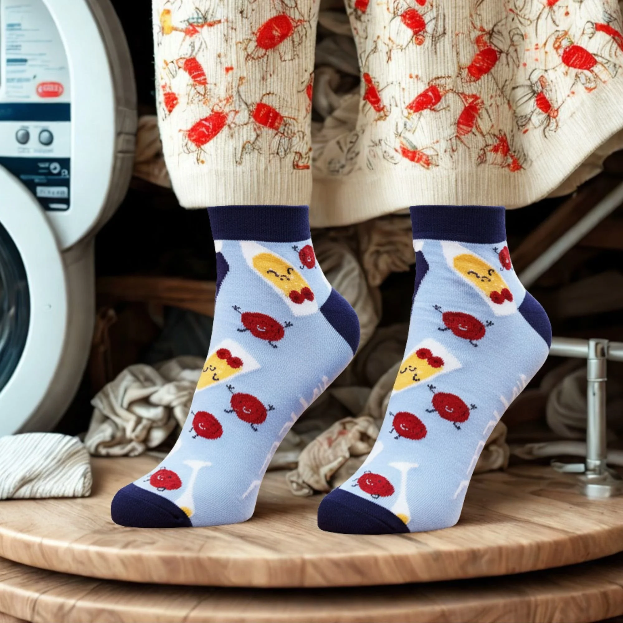 Prosecco - Cotton Blend Ankle Socks
