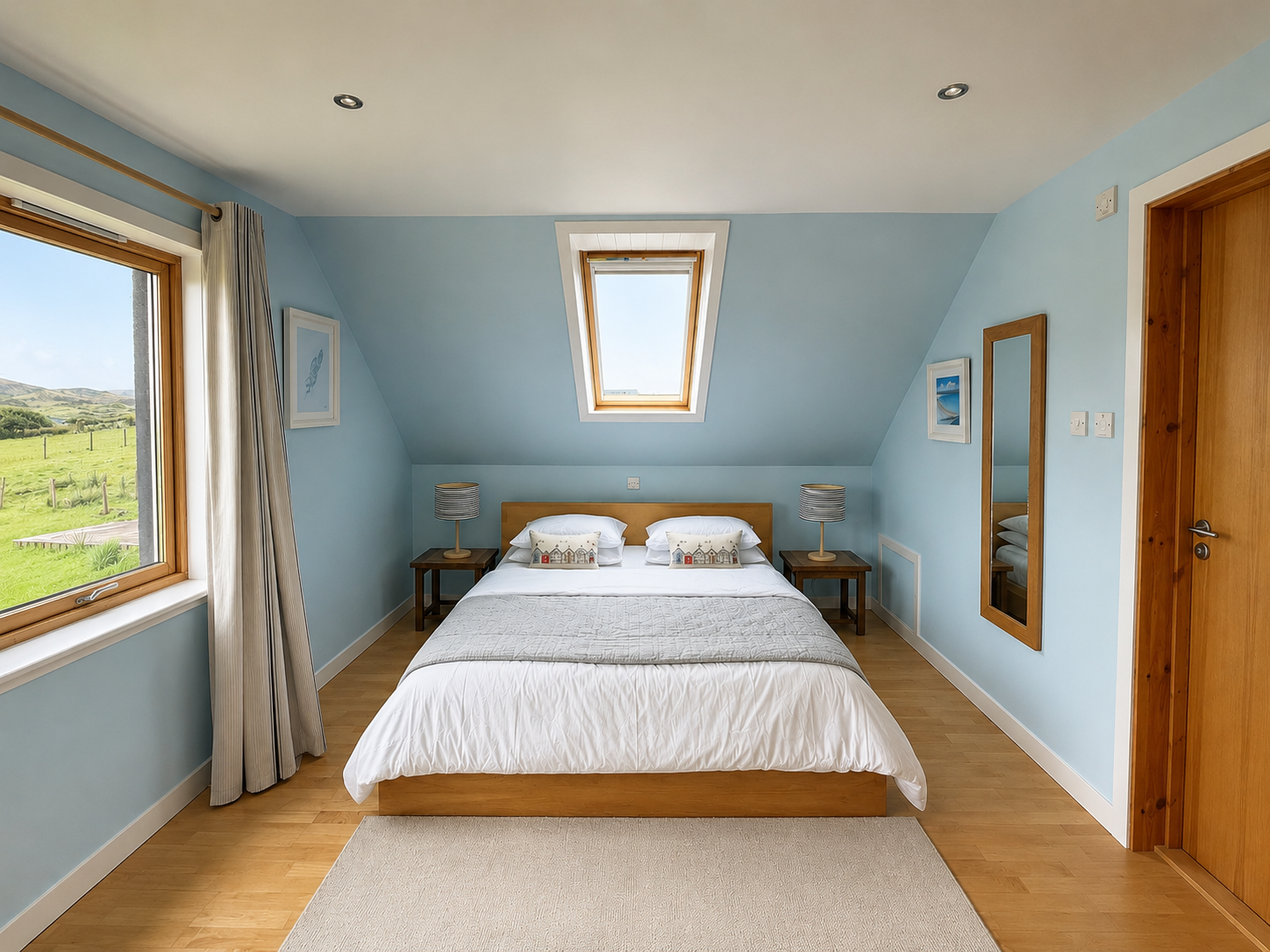 The master bedroom