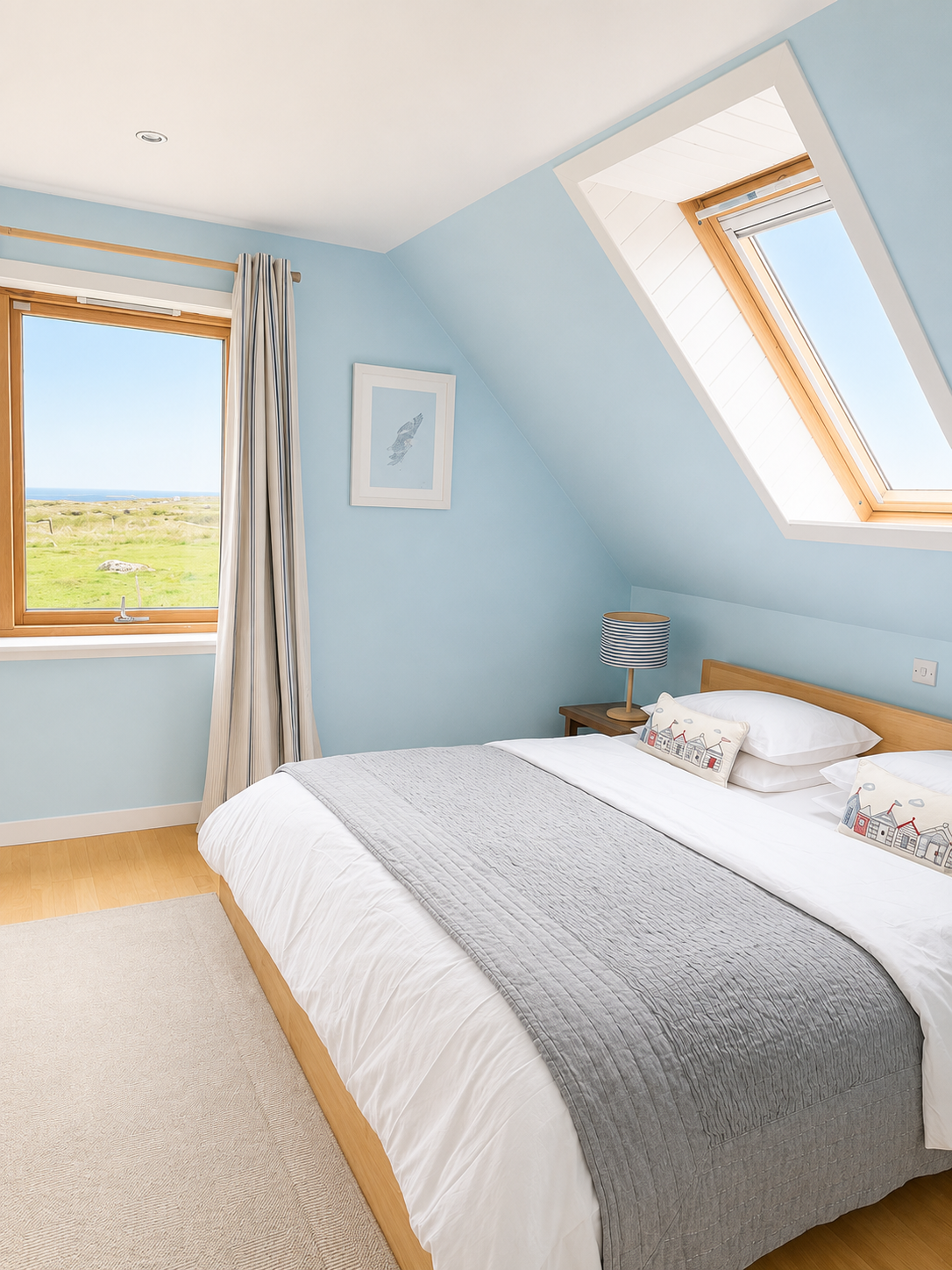 The master bedroom