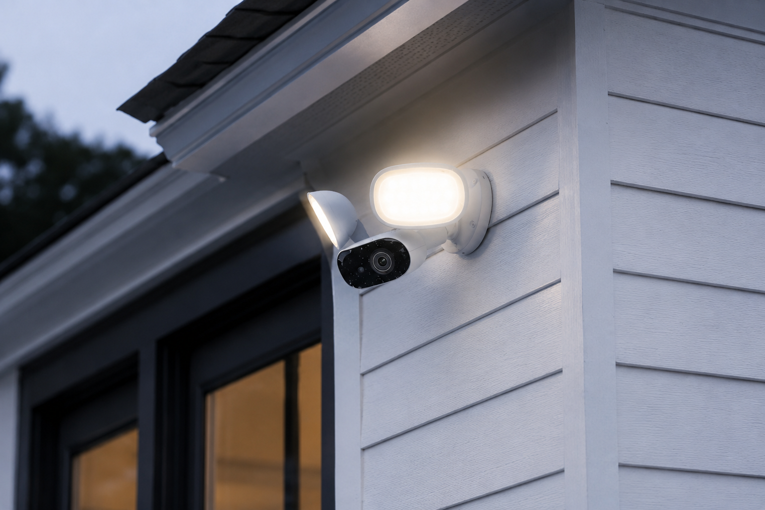 Locally managed PoE security camera installation for residential homes in Frisco and dfw