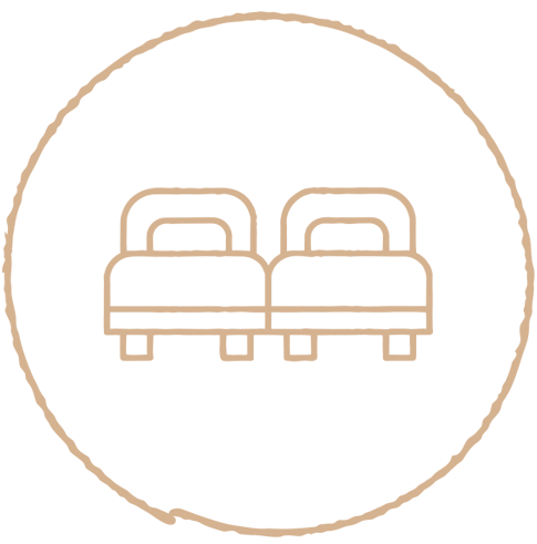 Twin bed icon