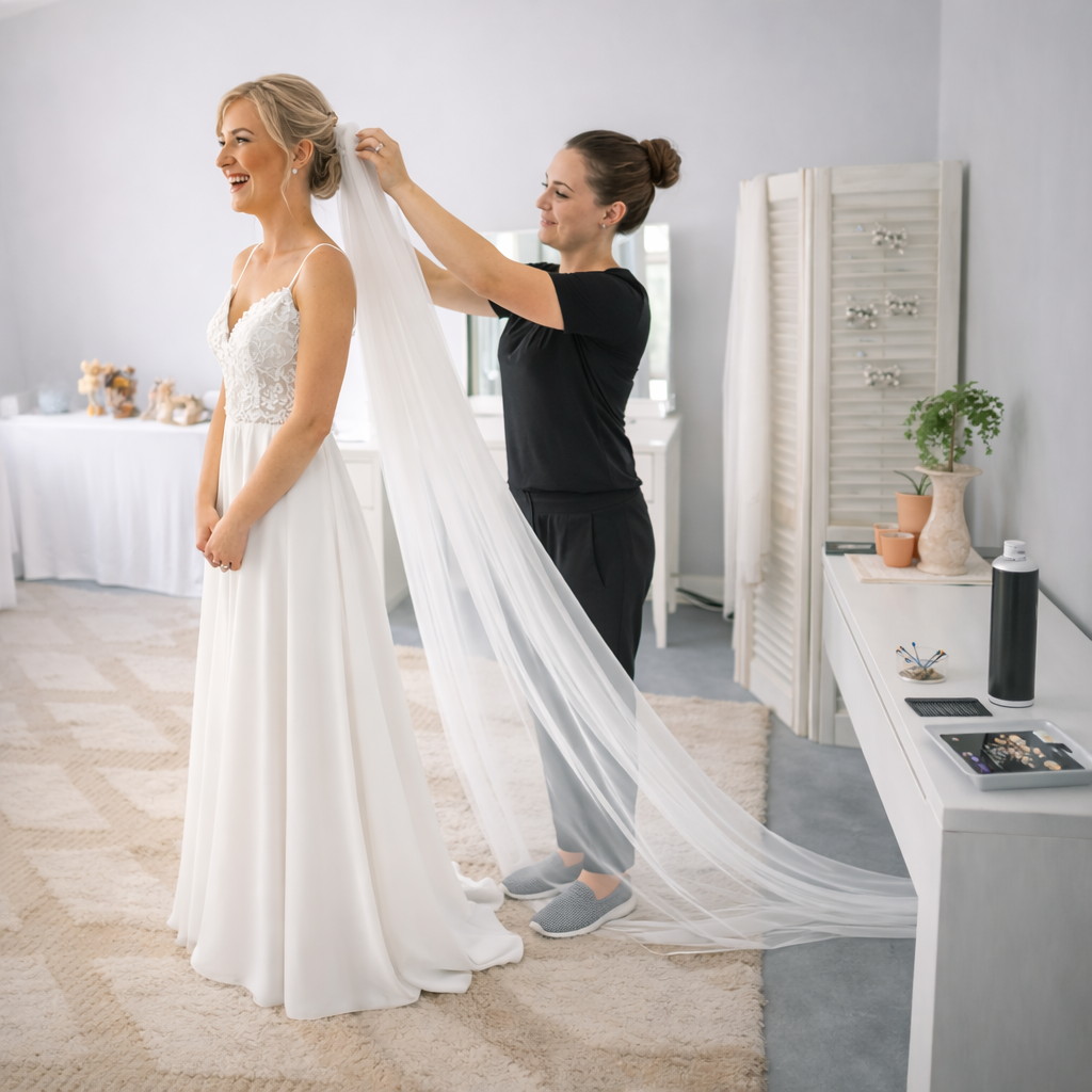 getting ready bridal suite