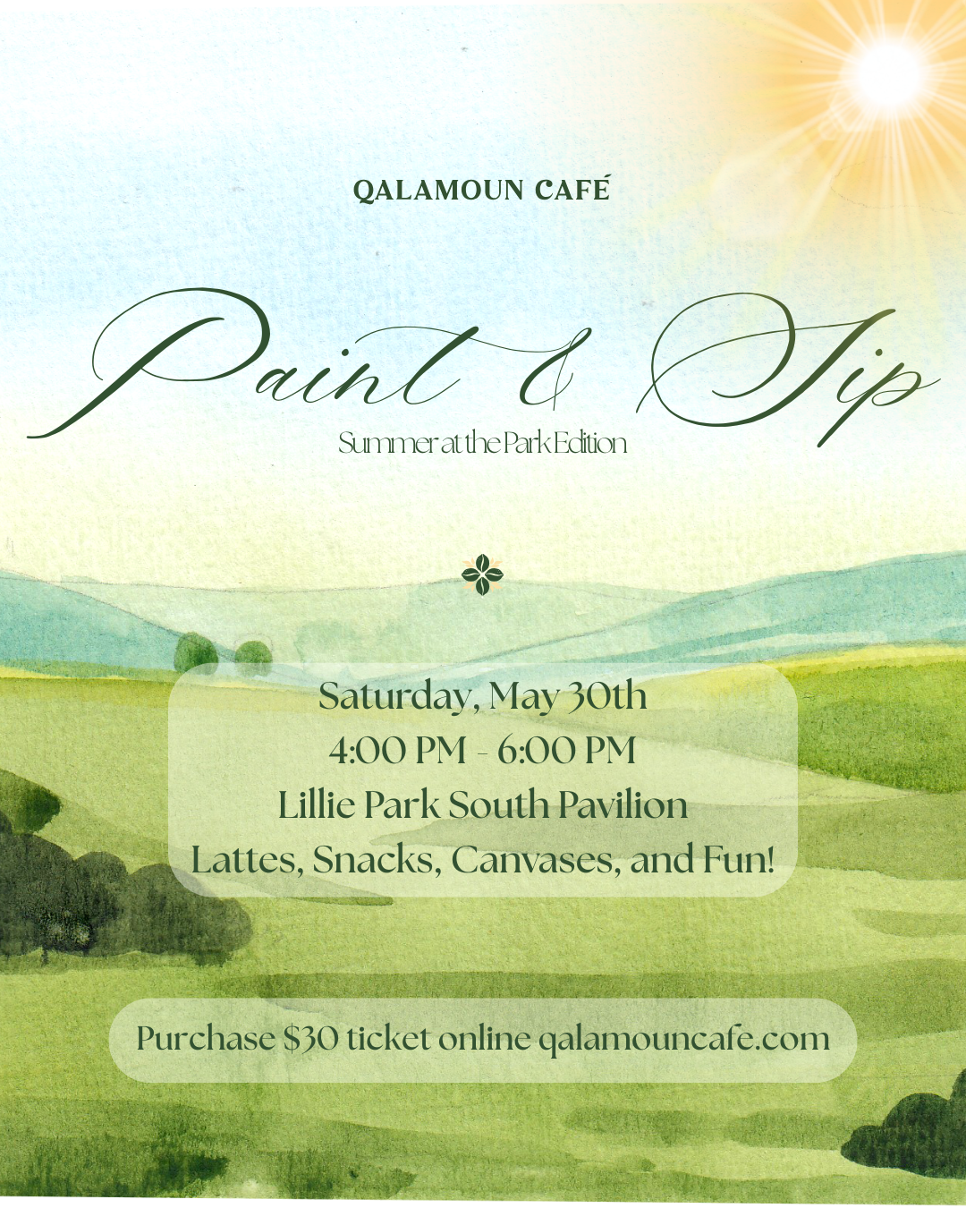 Paint & Sip - Summer Edition