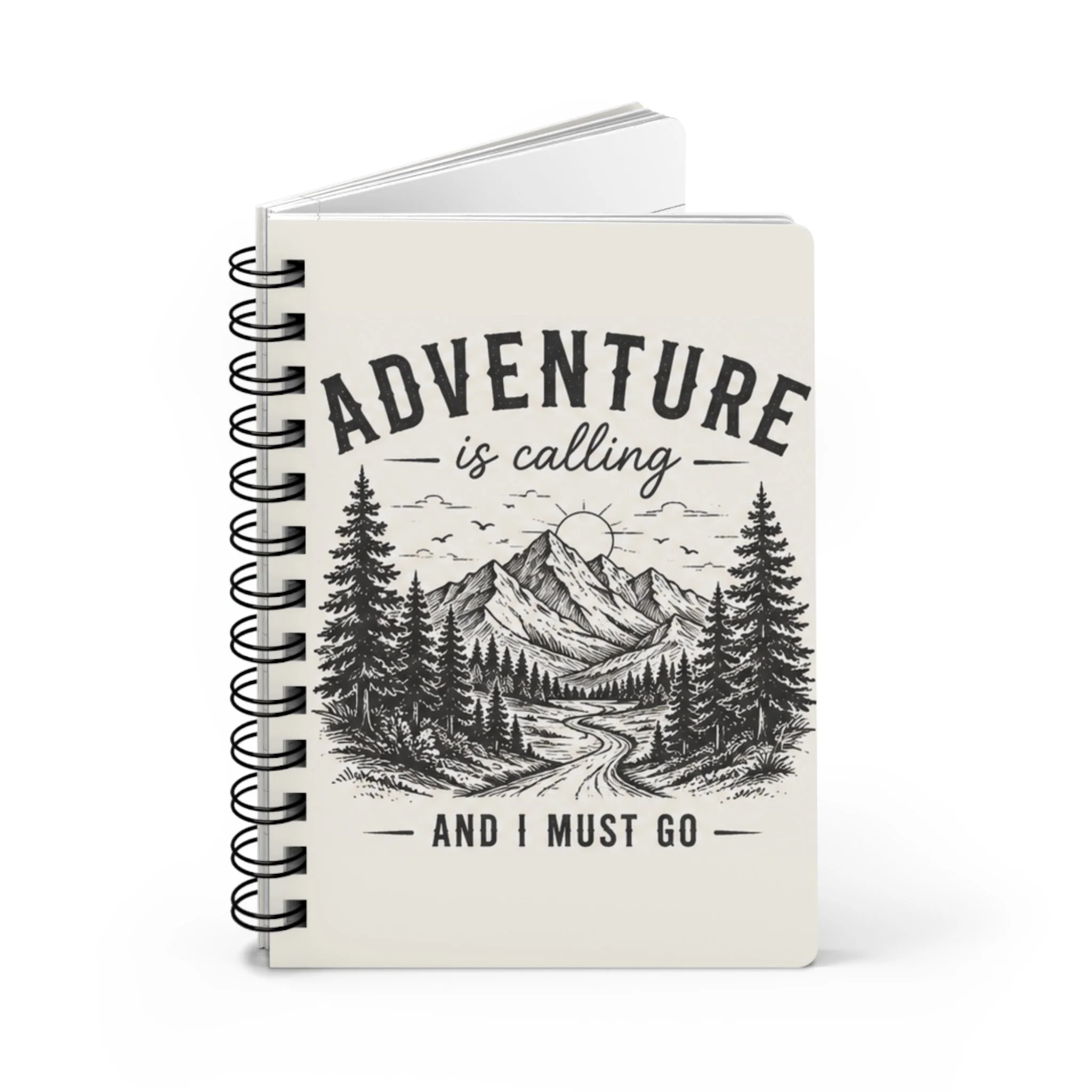 "Adventure Is Calling" — Journal | Spiral Notebook