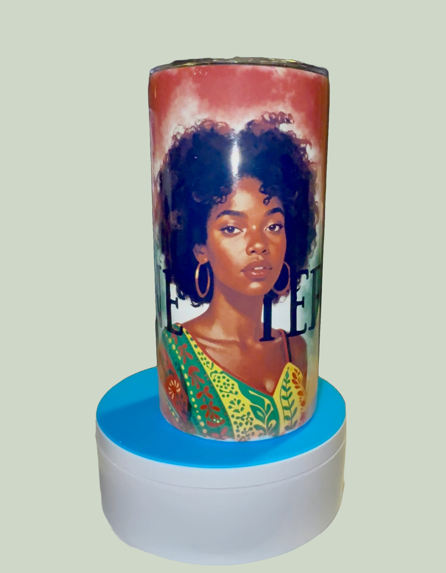 Melanin Majesty | 12oz Stainless Steel Tumbler