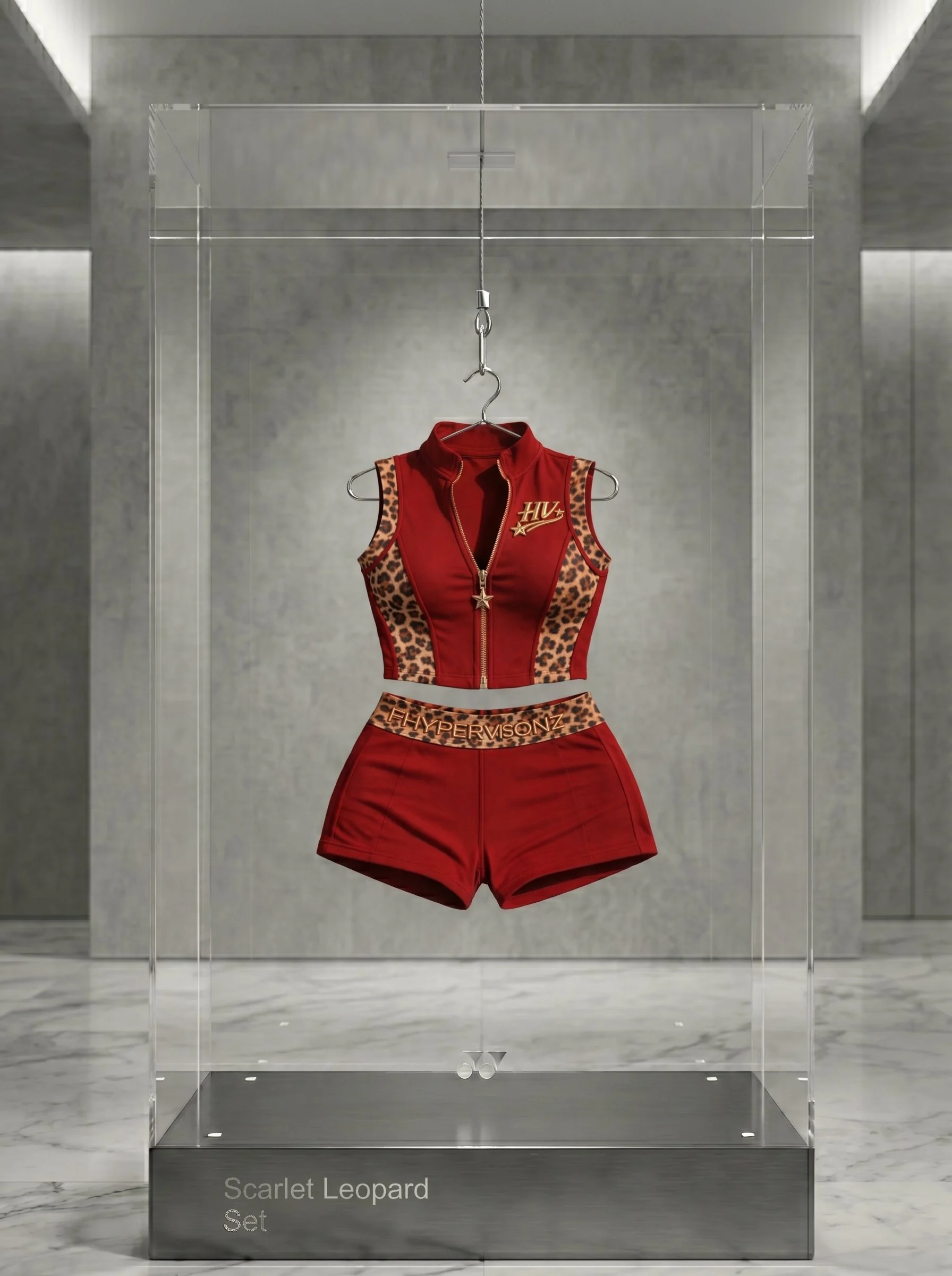 Scarlet Leopard Set