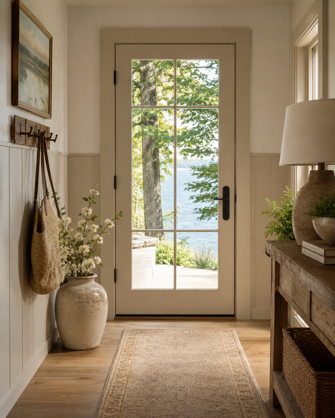 Sunlit Cottage Entry