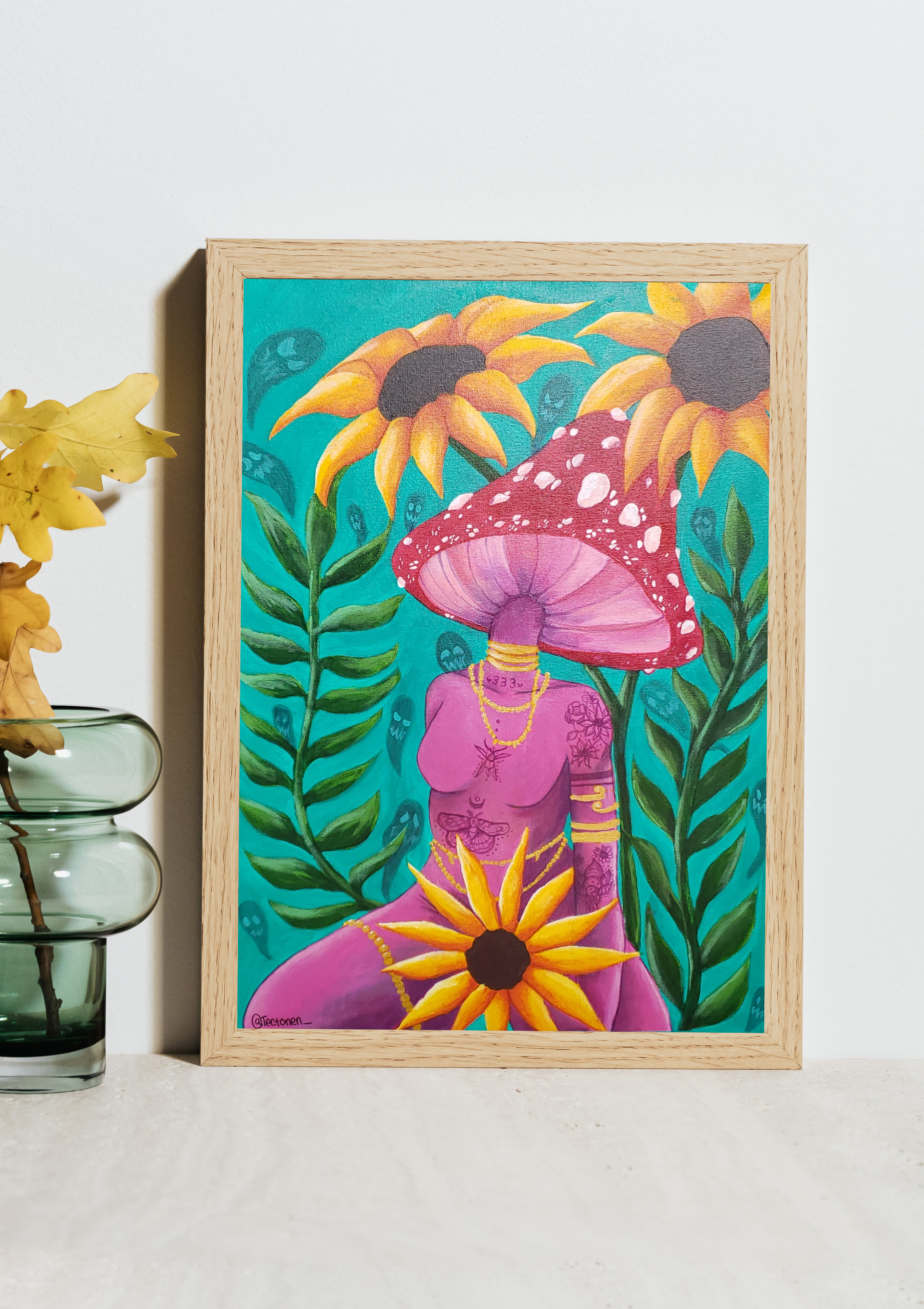 Mushroom Deity || Limited Edition 11x14 Art Print