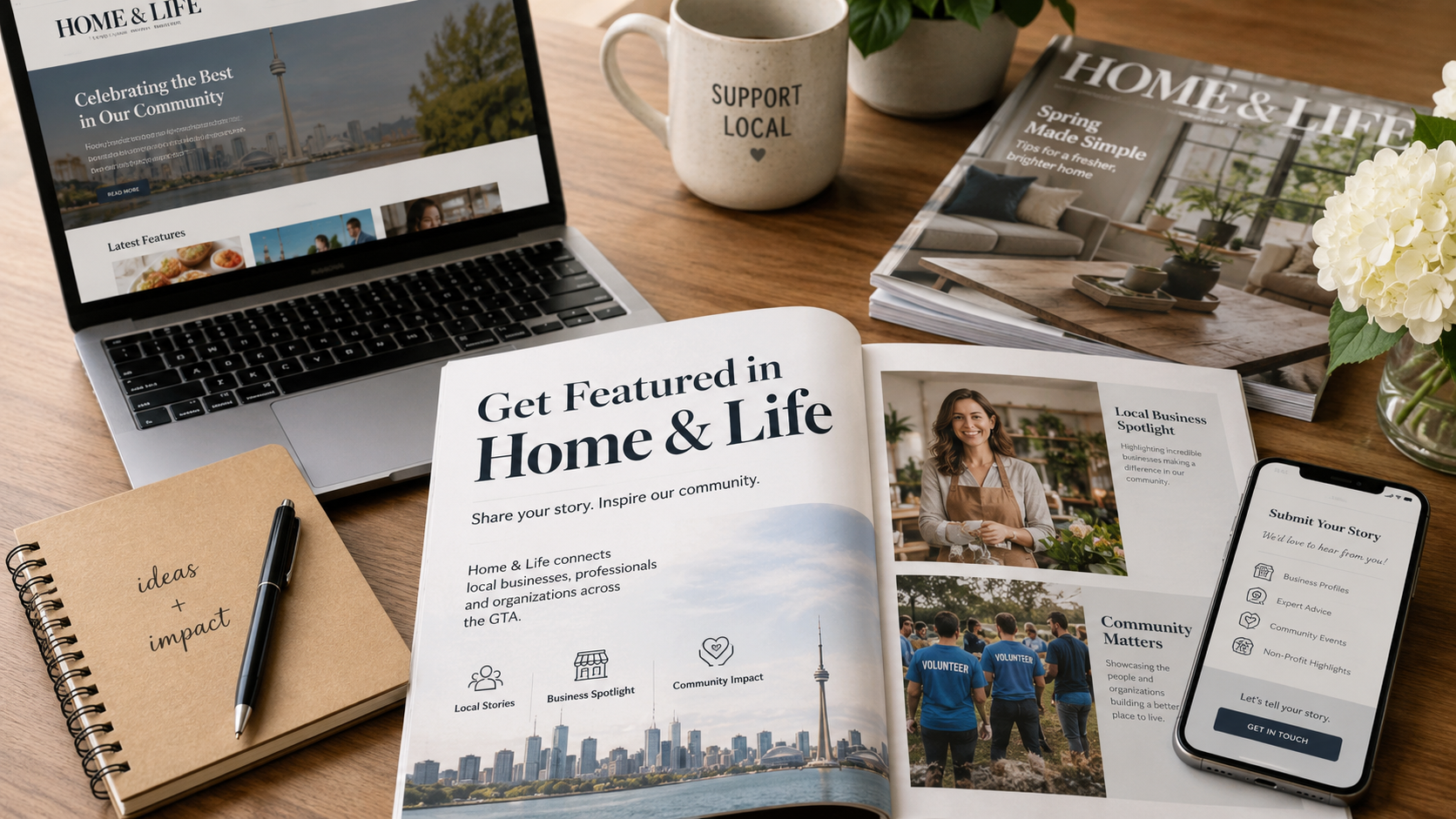 Get Featured in Home &amp; Life: Share Your Business, Story, or Community Initiative