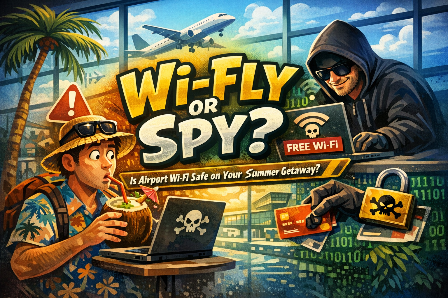 Free Airport Wi-Fi: Because Identity Theft Pairs Perfectly With Gate Delays!
