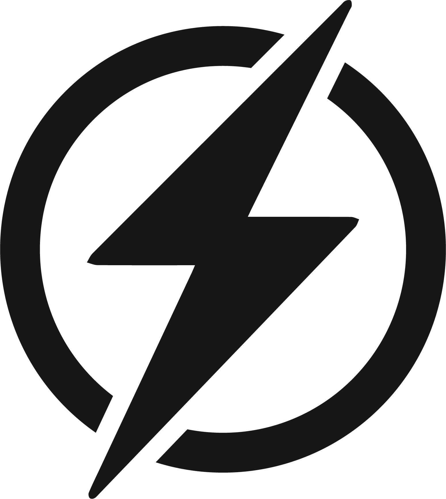A black and white Avengers logo with a stylized capital letter A inside a circle.