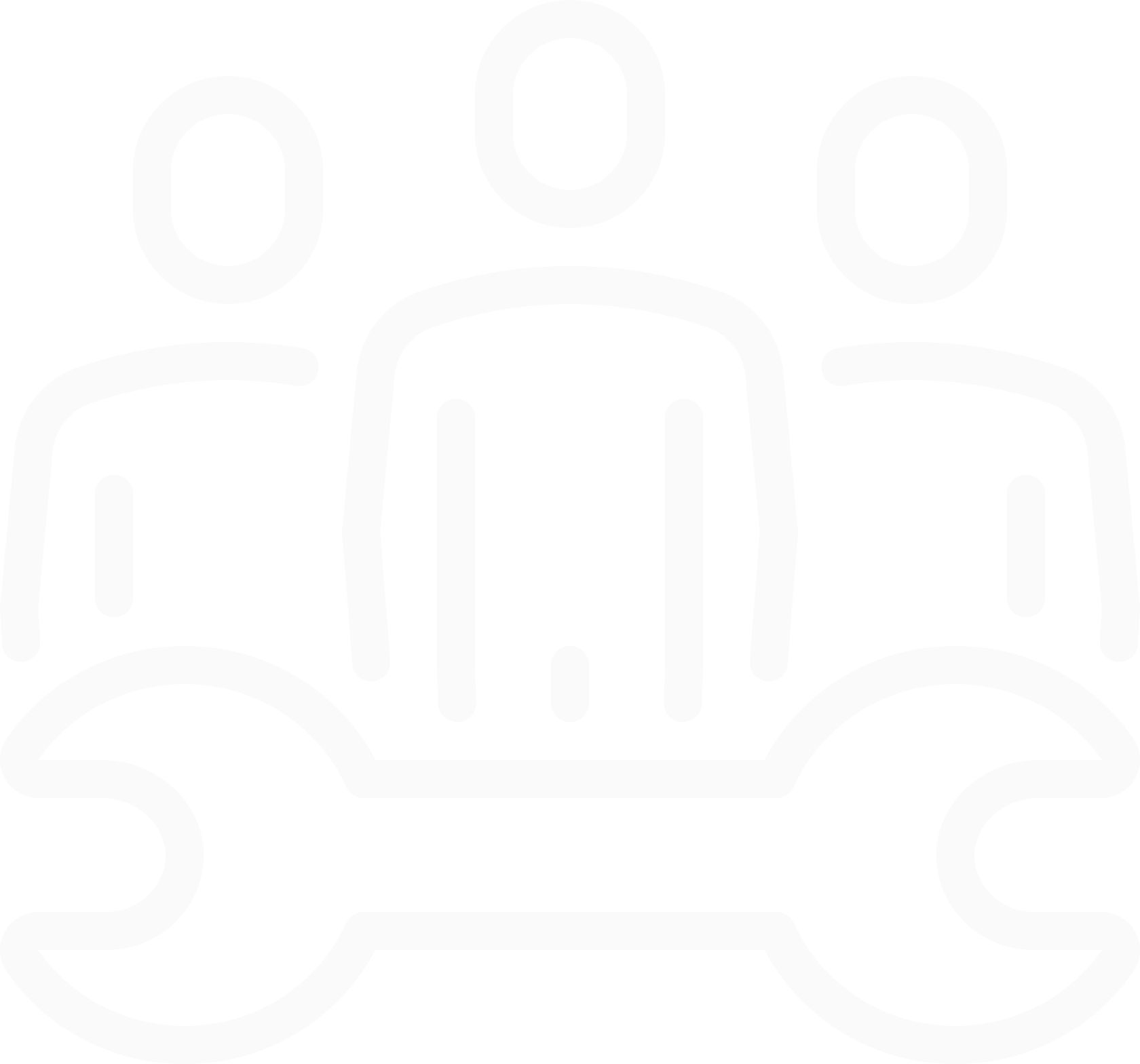 Outline of a robot with arms, legs, and a rectangular body, facing forward.
