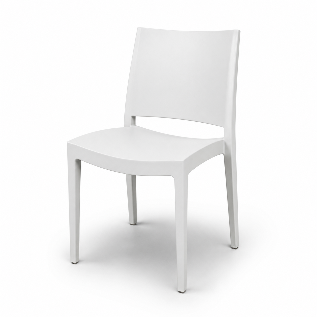 Witte stapelstoel