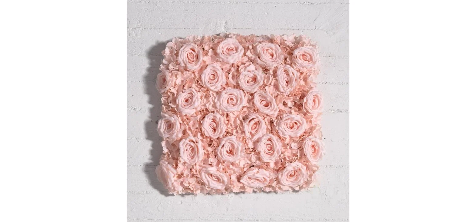 Zeleni zid - roze ruža 50x50cm