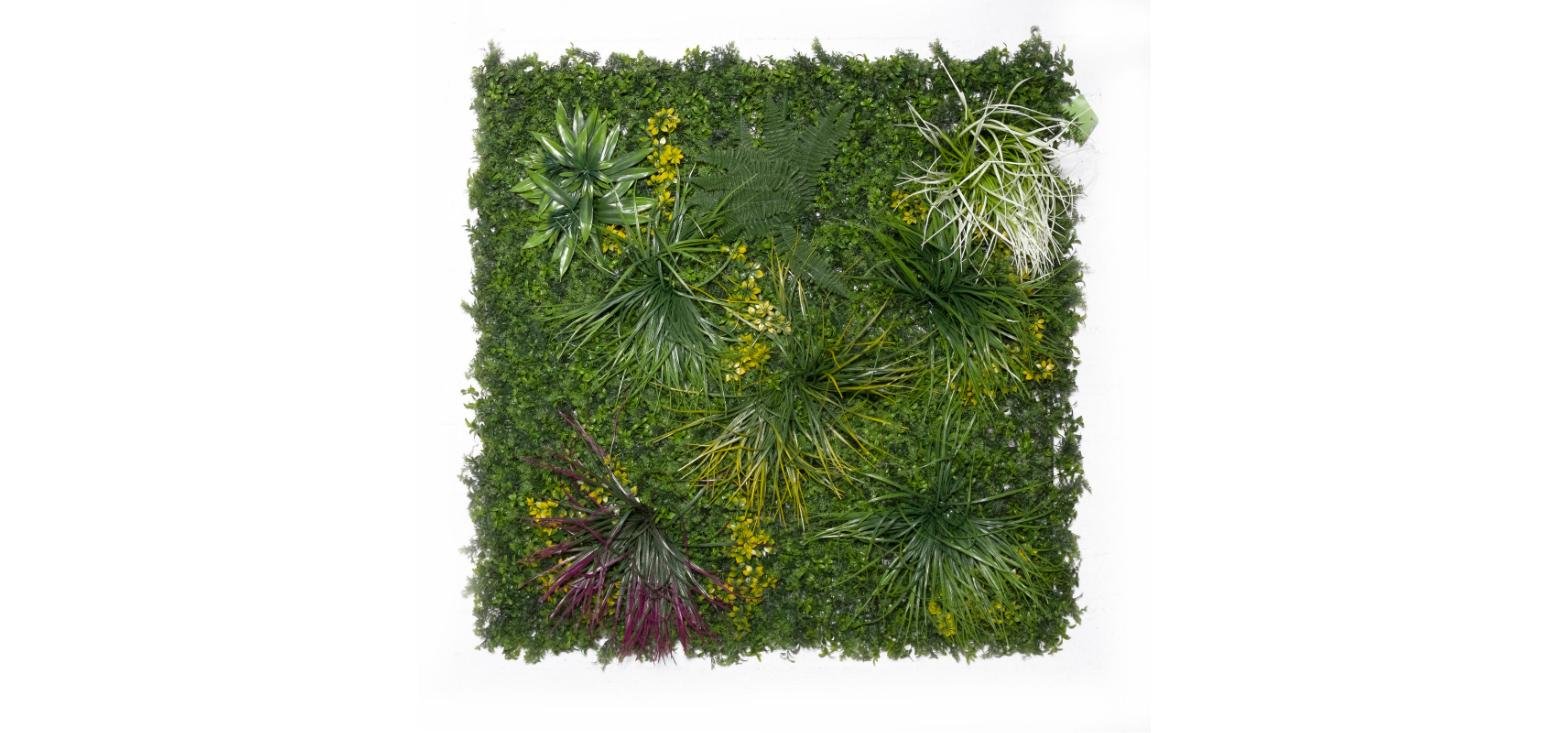 Zeleni zid - trava "Yellowish" 100x100cm