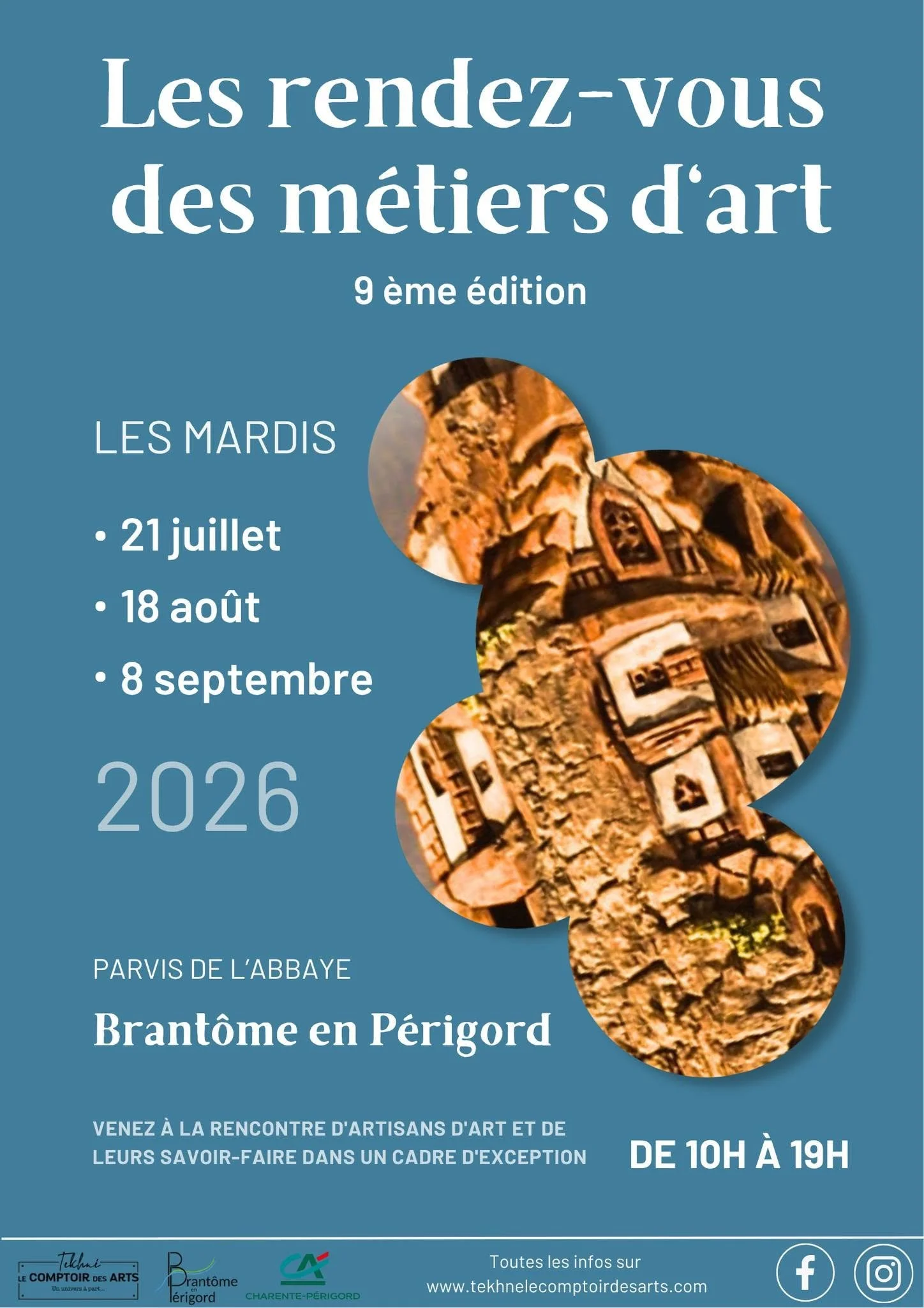 Rendez-vous des métiers d’art à Brantôme : artisans et savoir-faire en Périgord