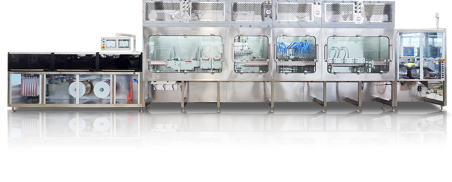 unit dose liquid FFS ampoule packaging machine cheese lolly stick