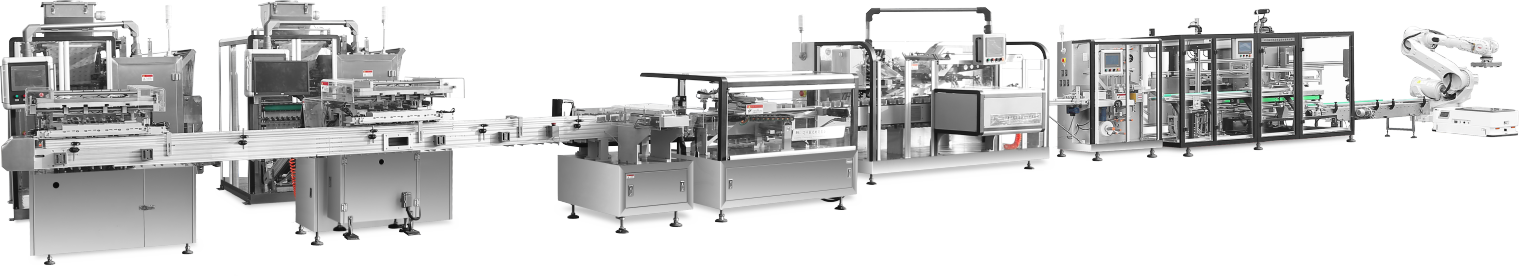 4-side seal sachet packaging line